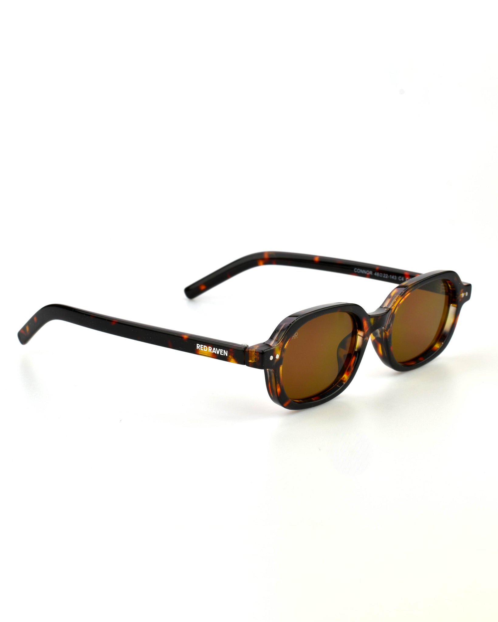 Men's Sunglasses Red Raven Brown