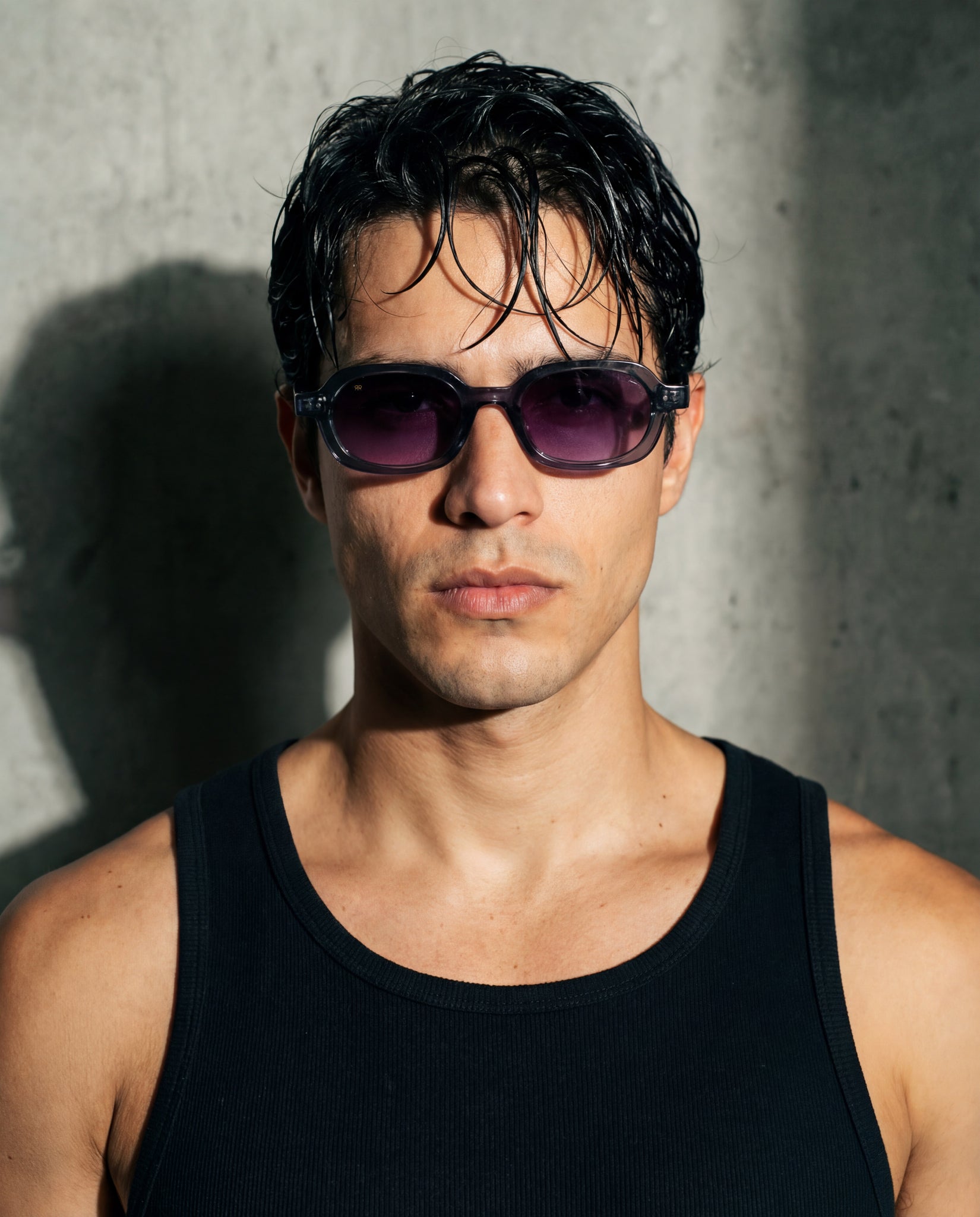 Men's Sunglasses Red Raven Gray