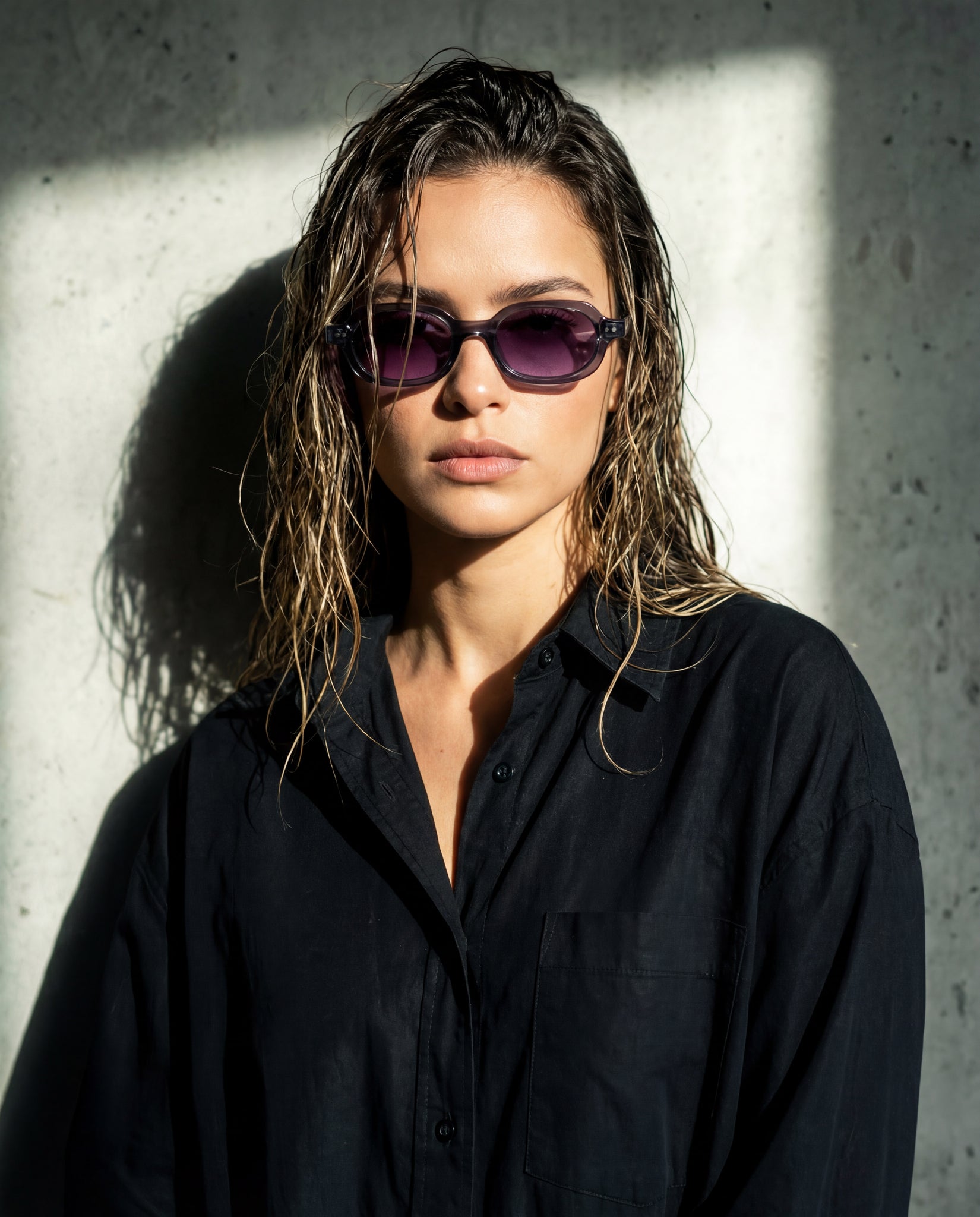 Men's Sunglasses Red Raven Gray