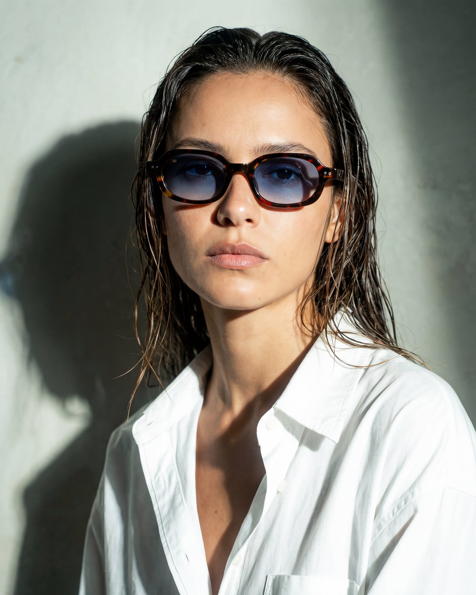 Men's Sunglasses Red Raven Brown