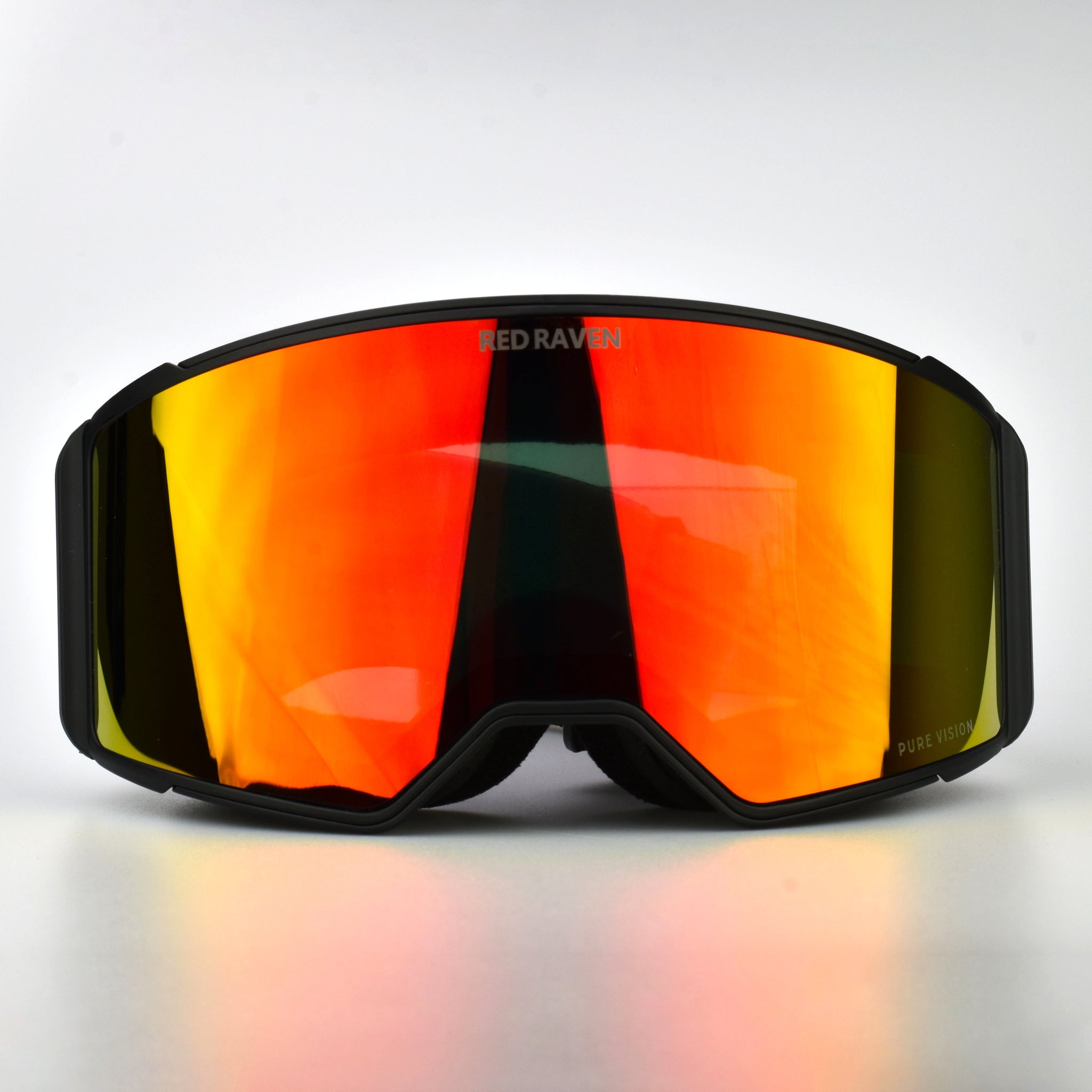 SNOW MASK #D INFERNO RED