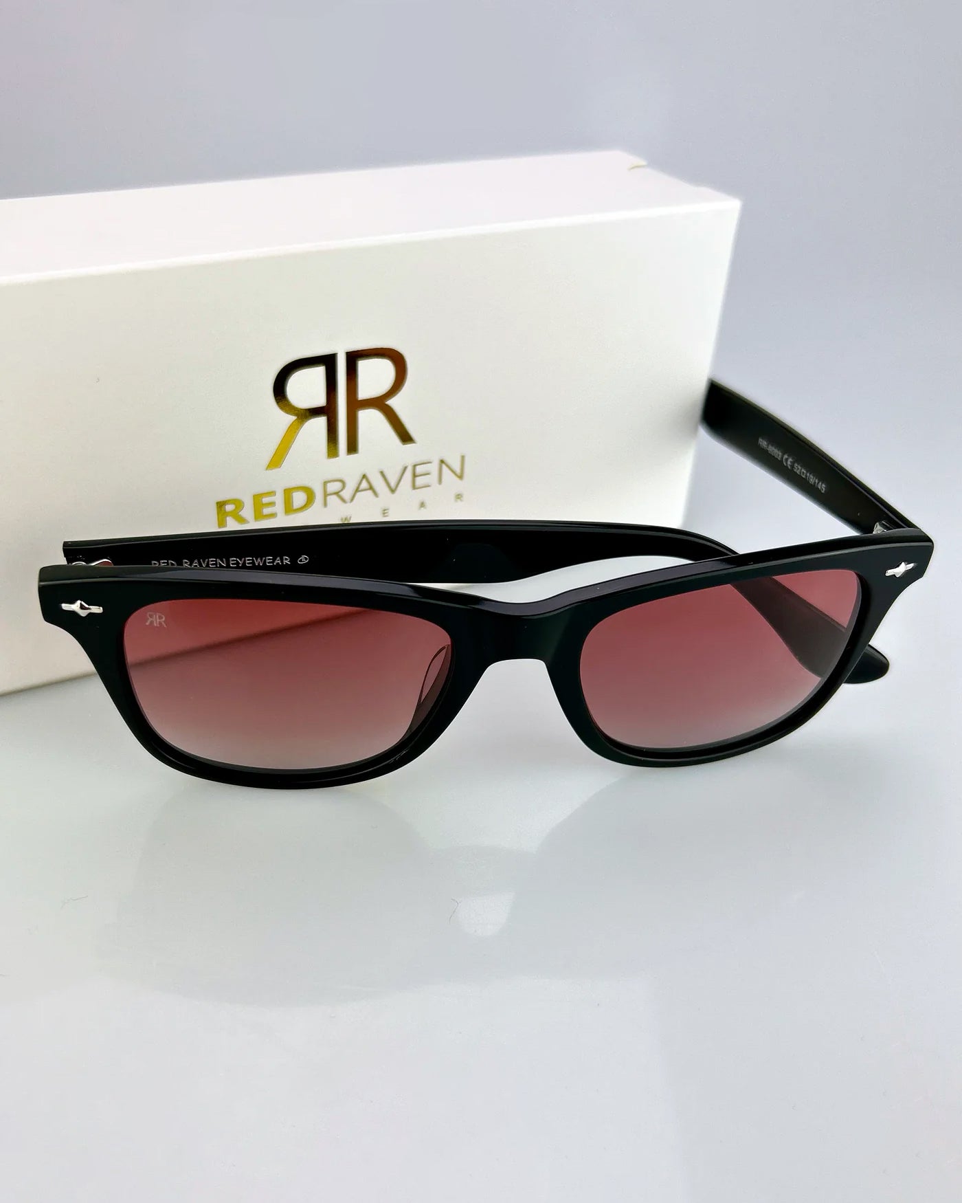 Men's Sunglasses Red Raven Black