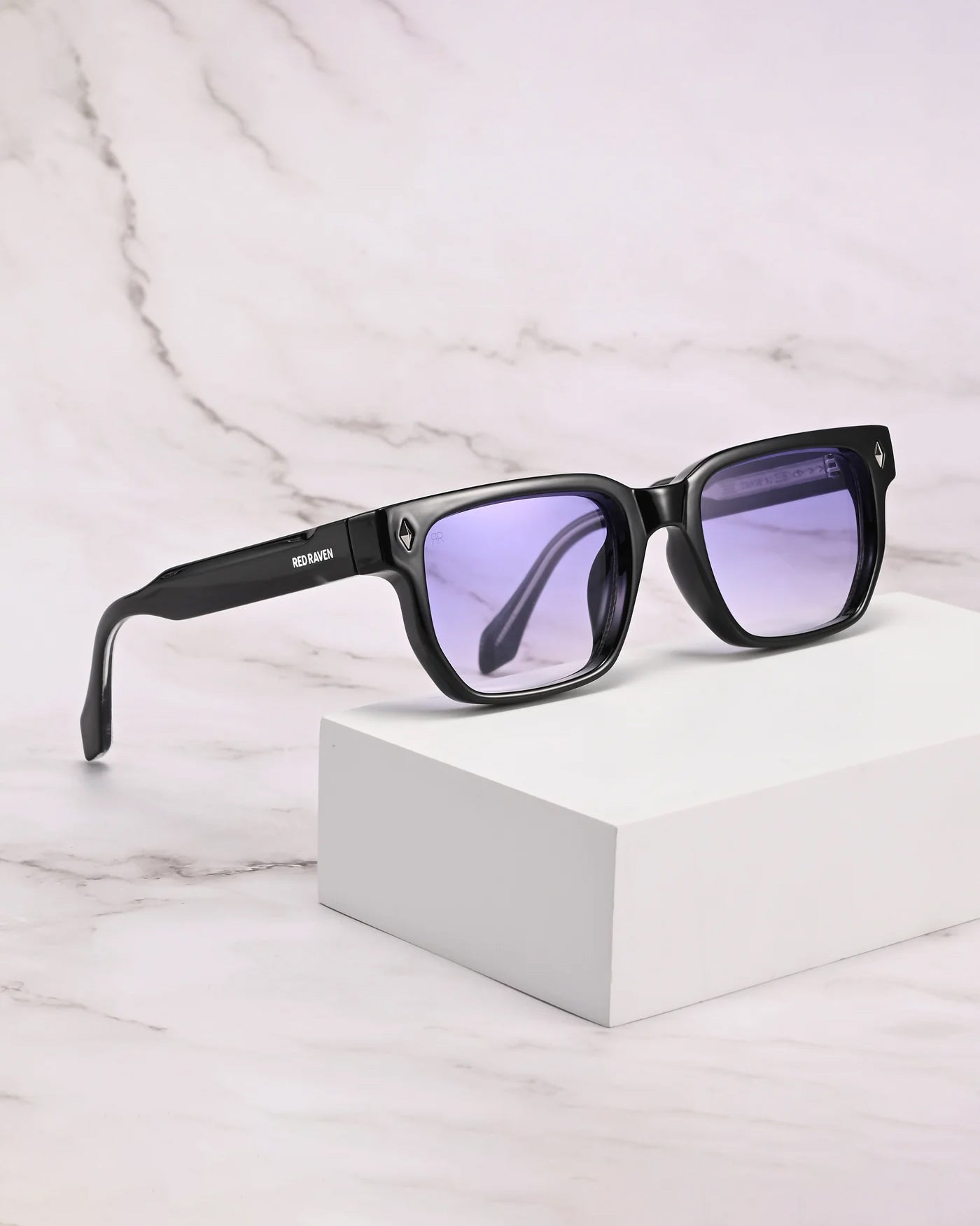 Men's Sunglasses Red Raven Black