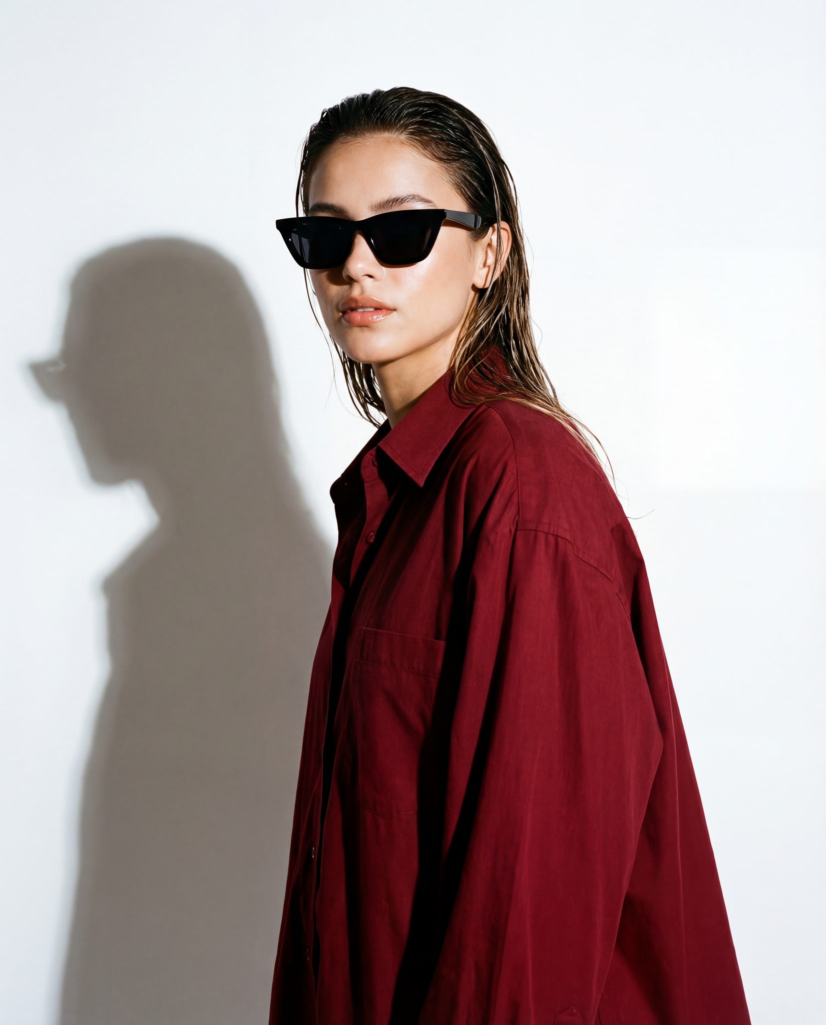 Men's Sunglasses Red Raven Black