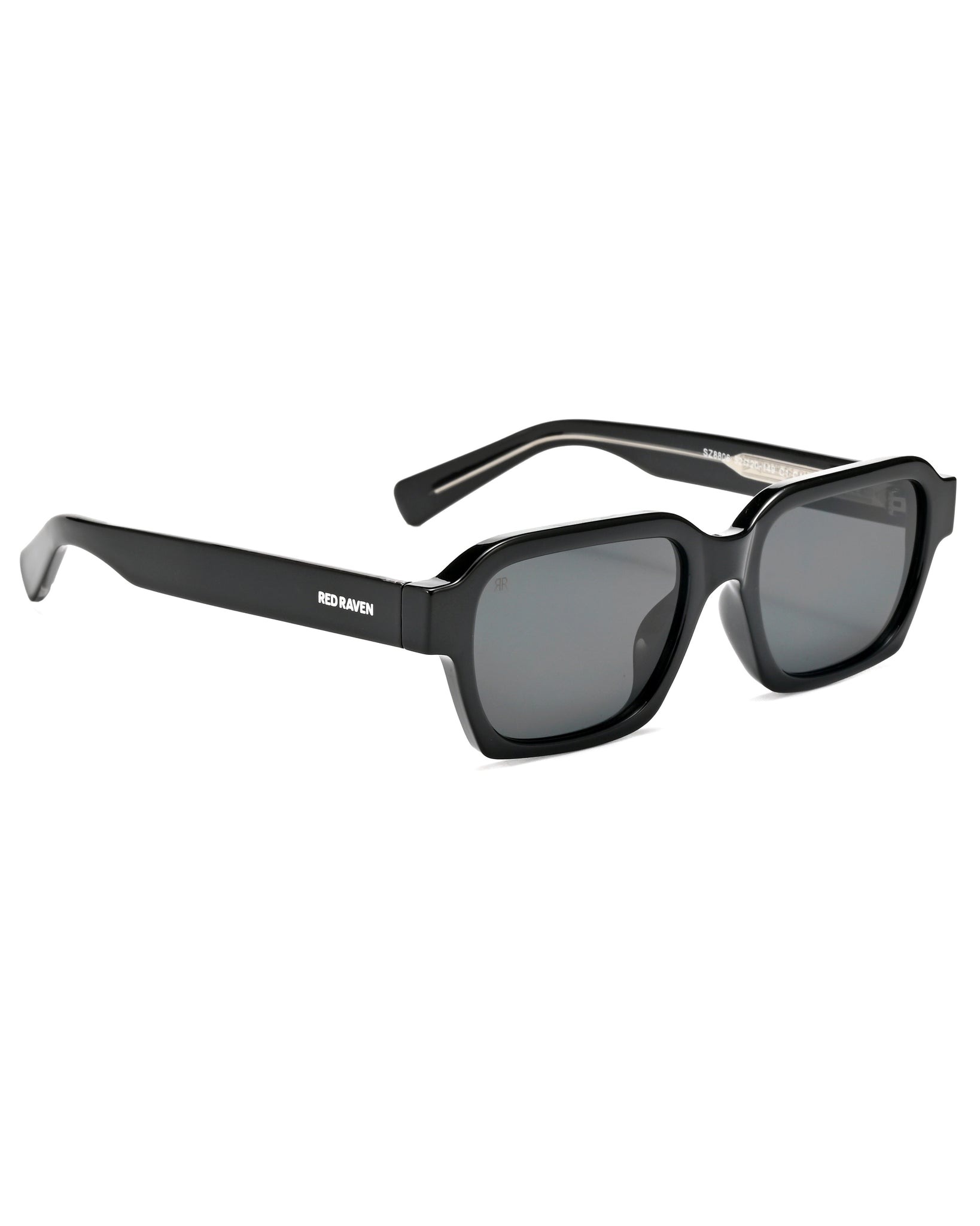 Men's Sunglasses Red Raven Black