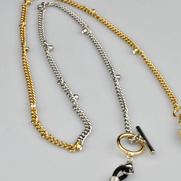 CHAIN DOUBLE GOLD-SILVER - Red Raven