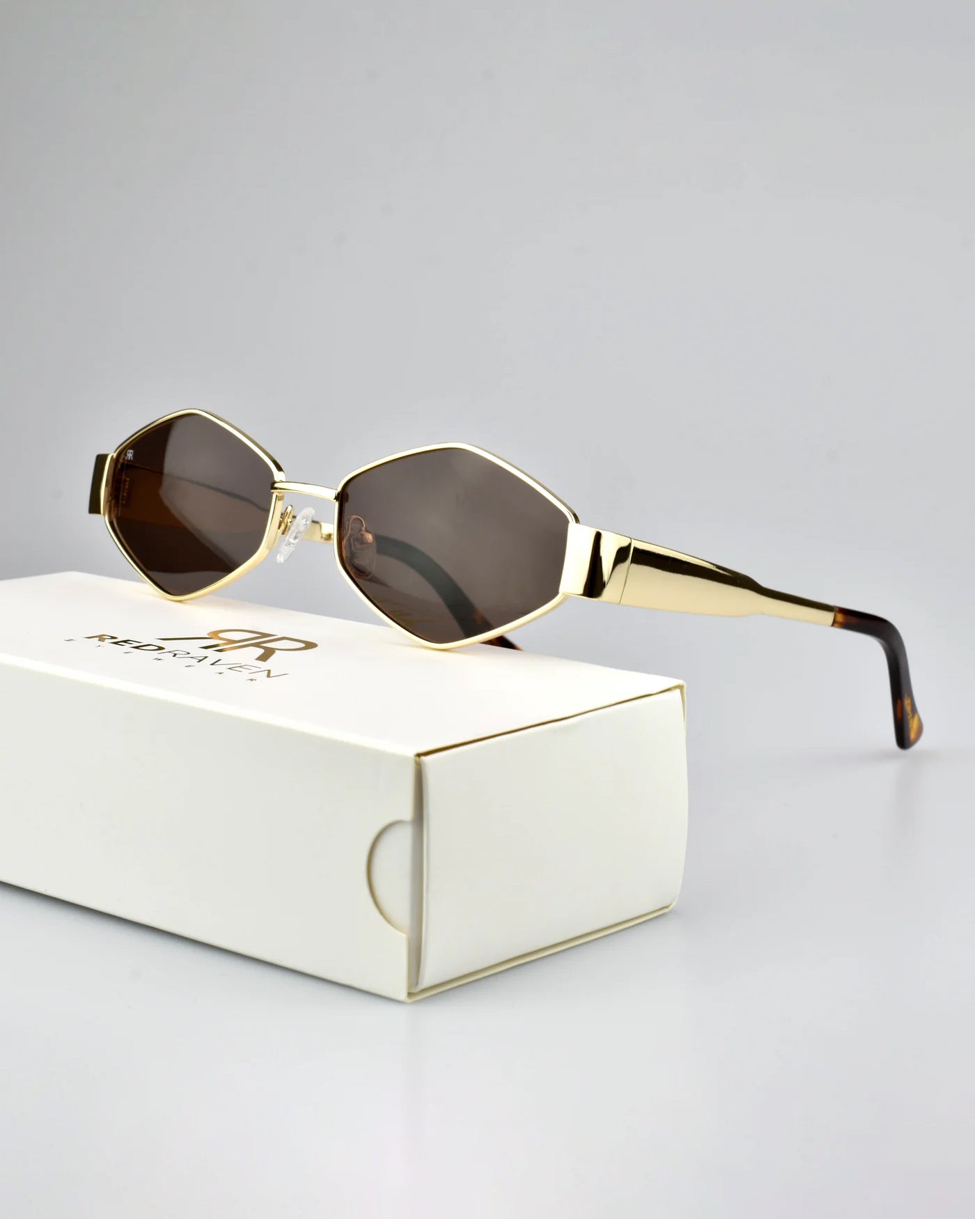 Men's Sunglasses Red Raven Gold