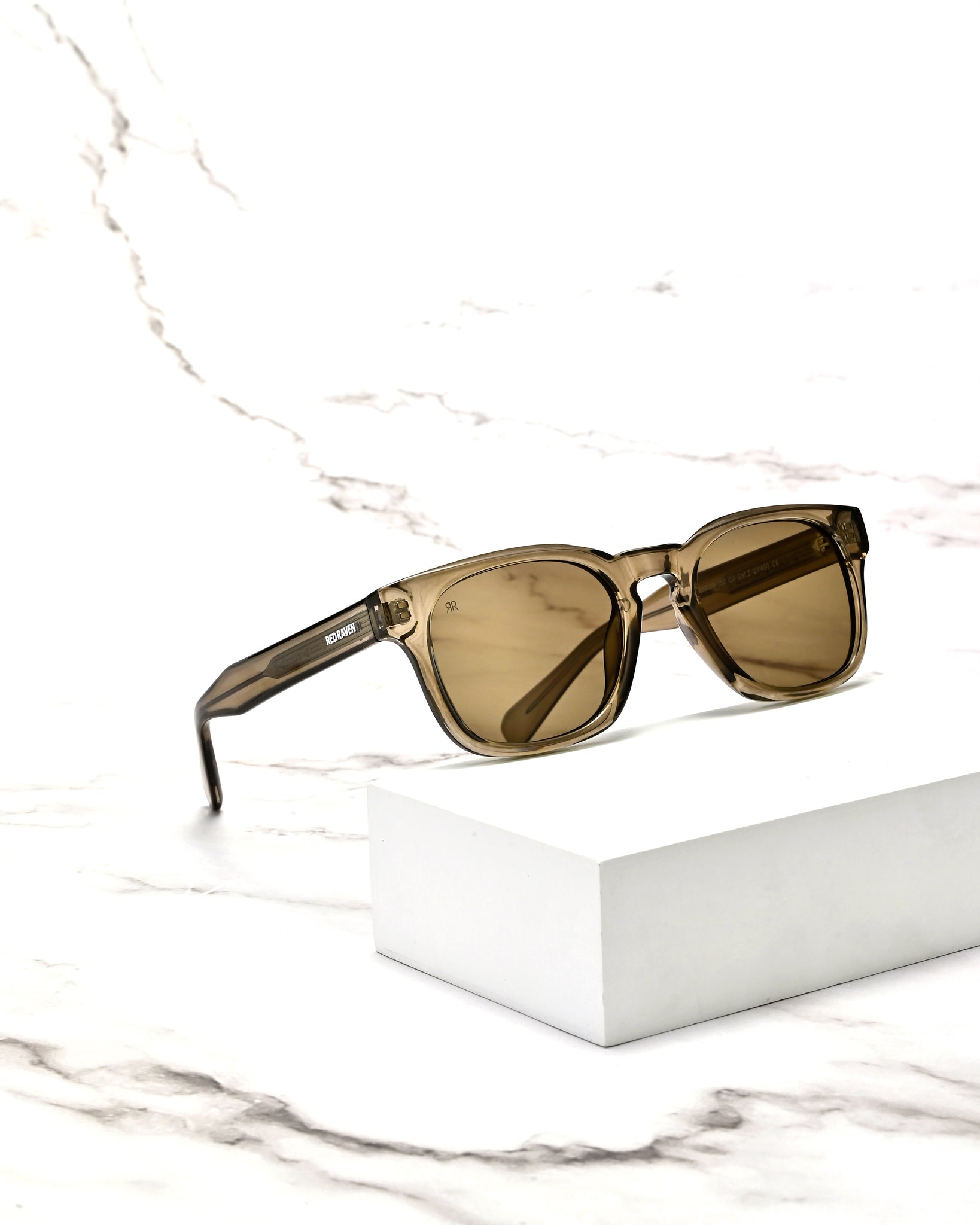 Men's Sunglasses Red Raven Beige