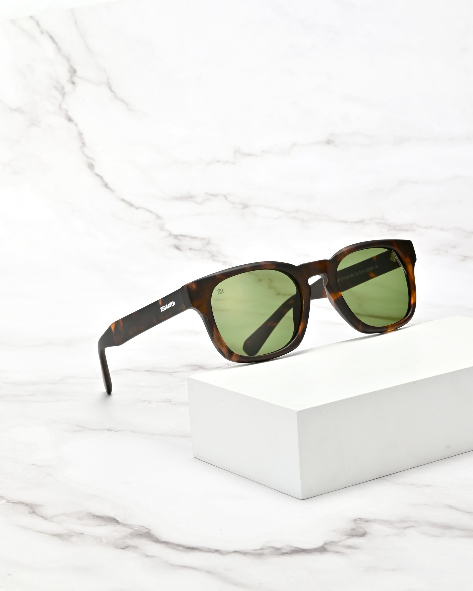 Men's Sunglasses Red Raven Brown