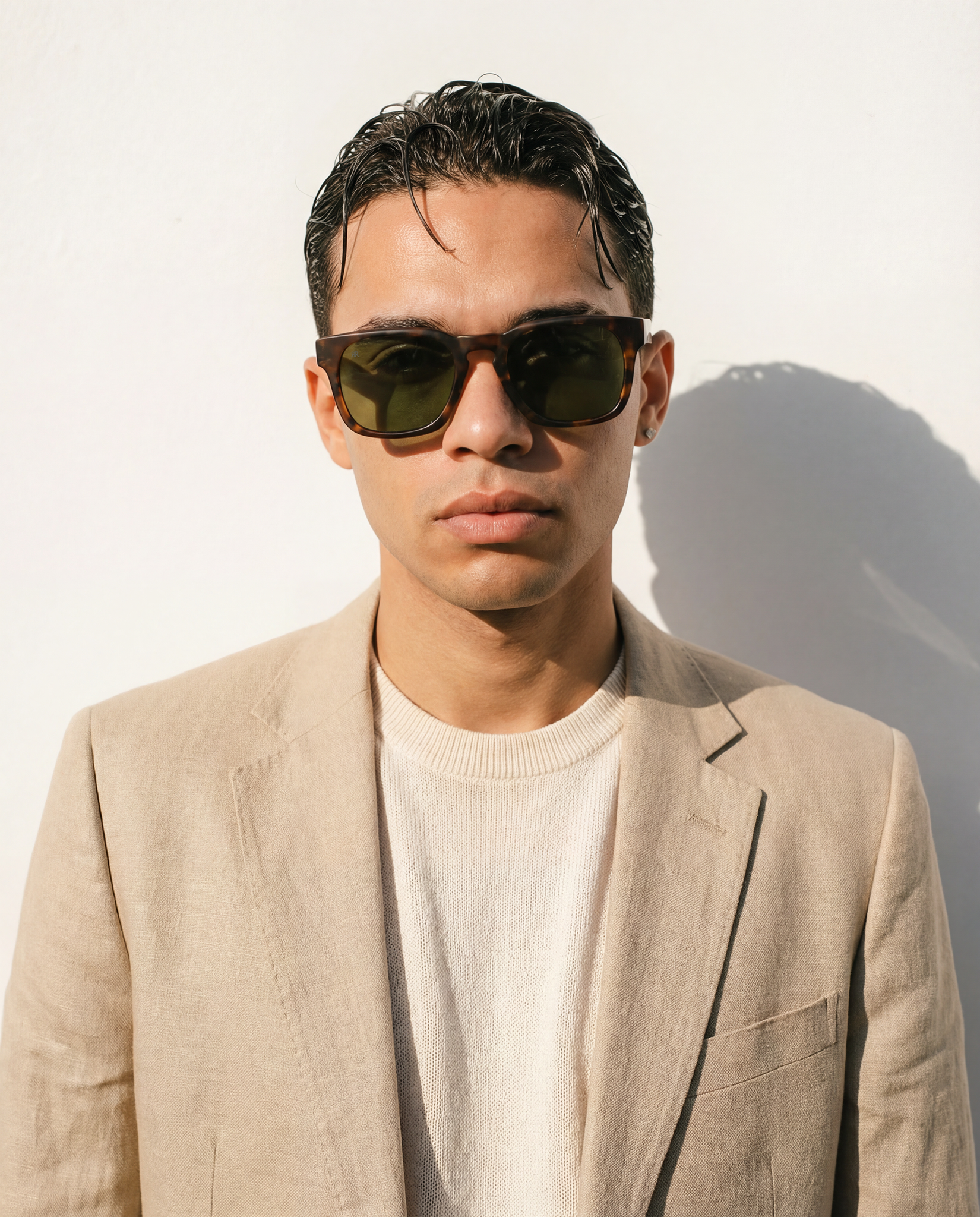 Men's Sunglasses Red Raven Brown