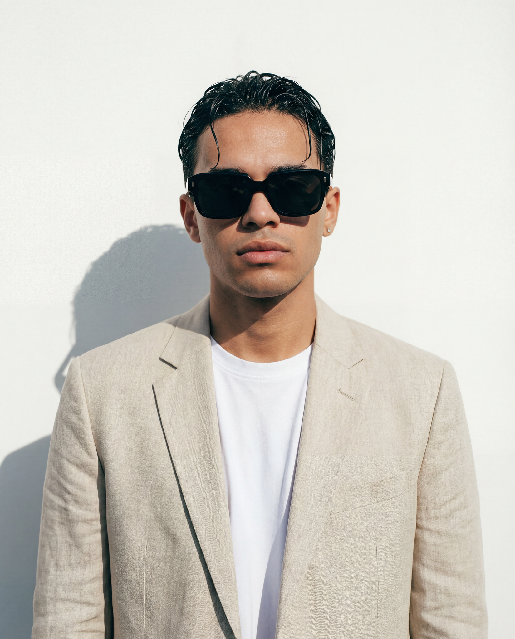 Men's Sunglasses Red Raven Black