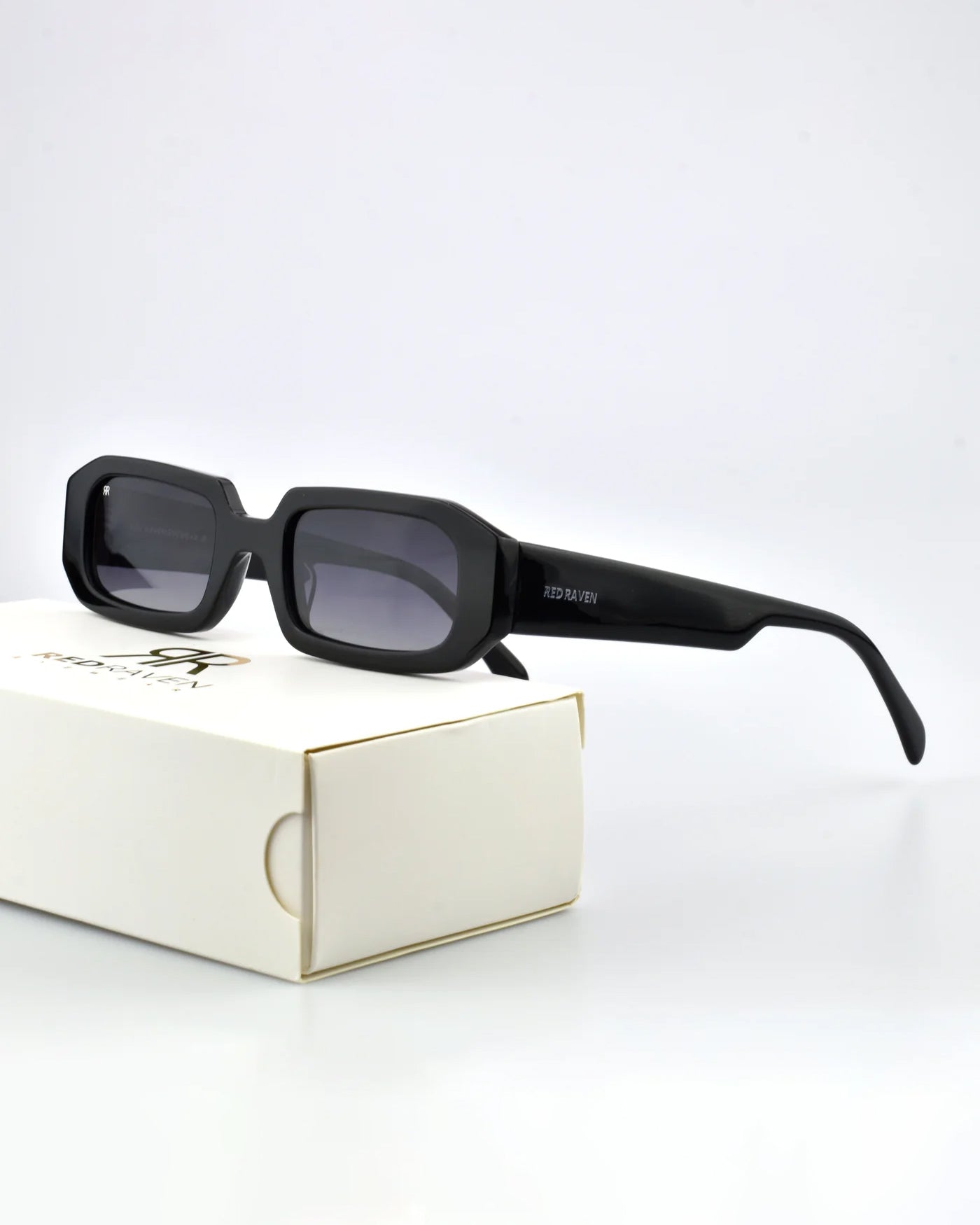 Men's Sunglasses Red Raven Black