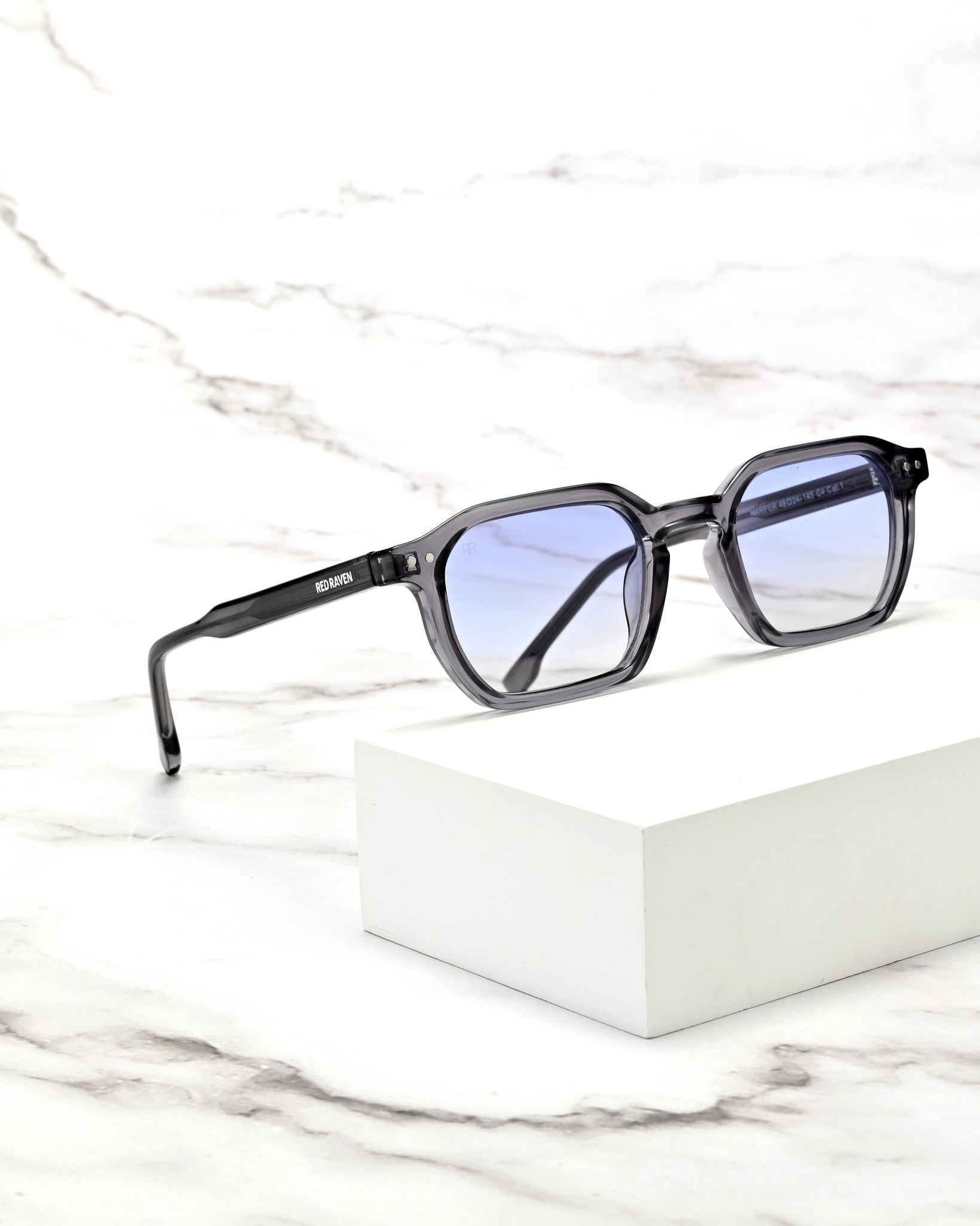 Men's Sunglasses Red Raven Gray