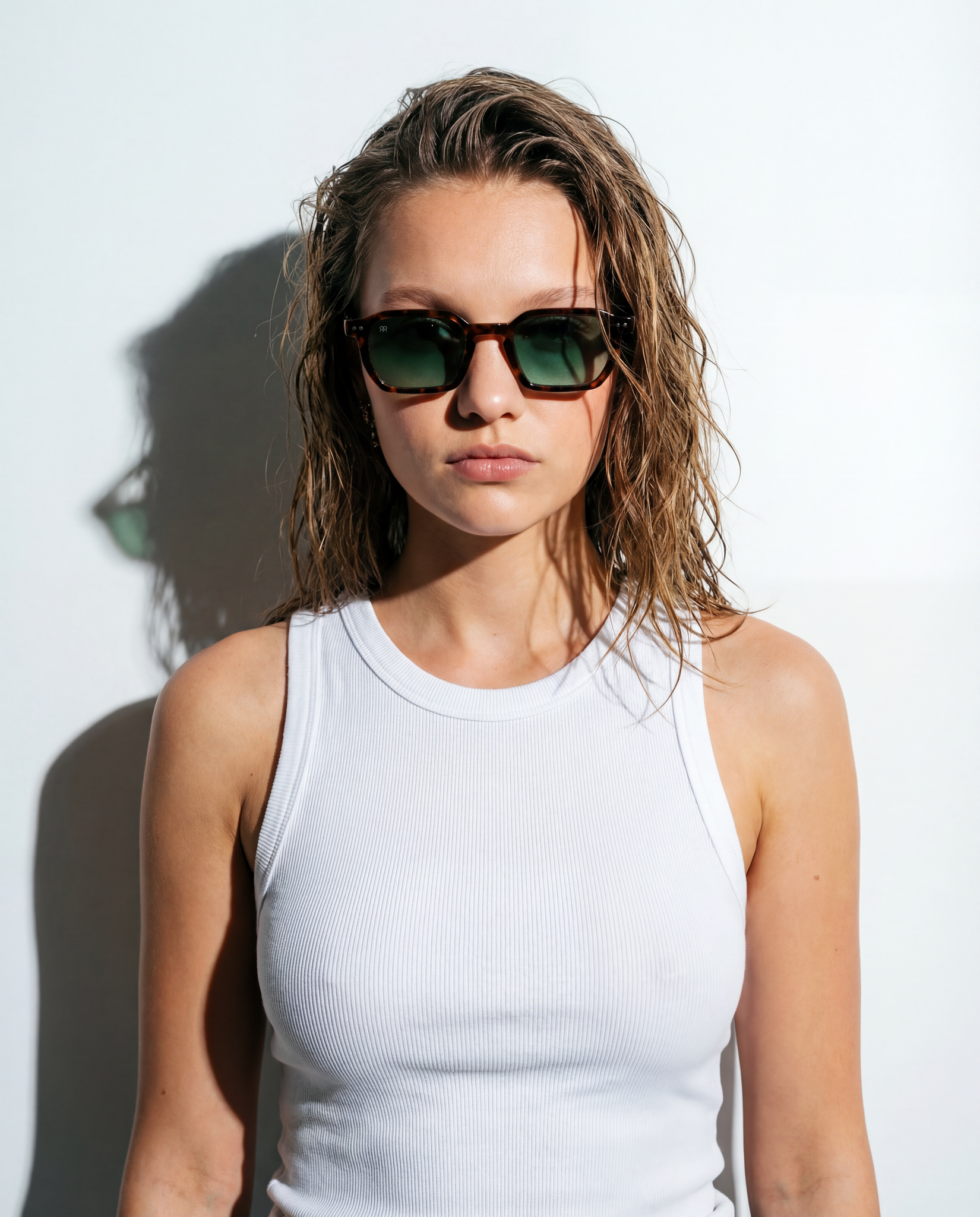 Men's Sunglasses Red Raven Brown