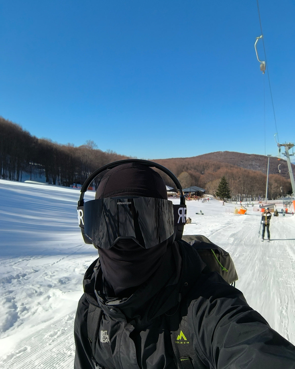 SNOW MASK #B TOTAL BLACK