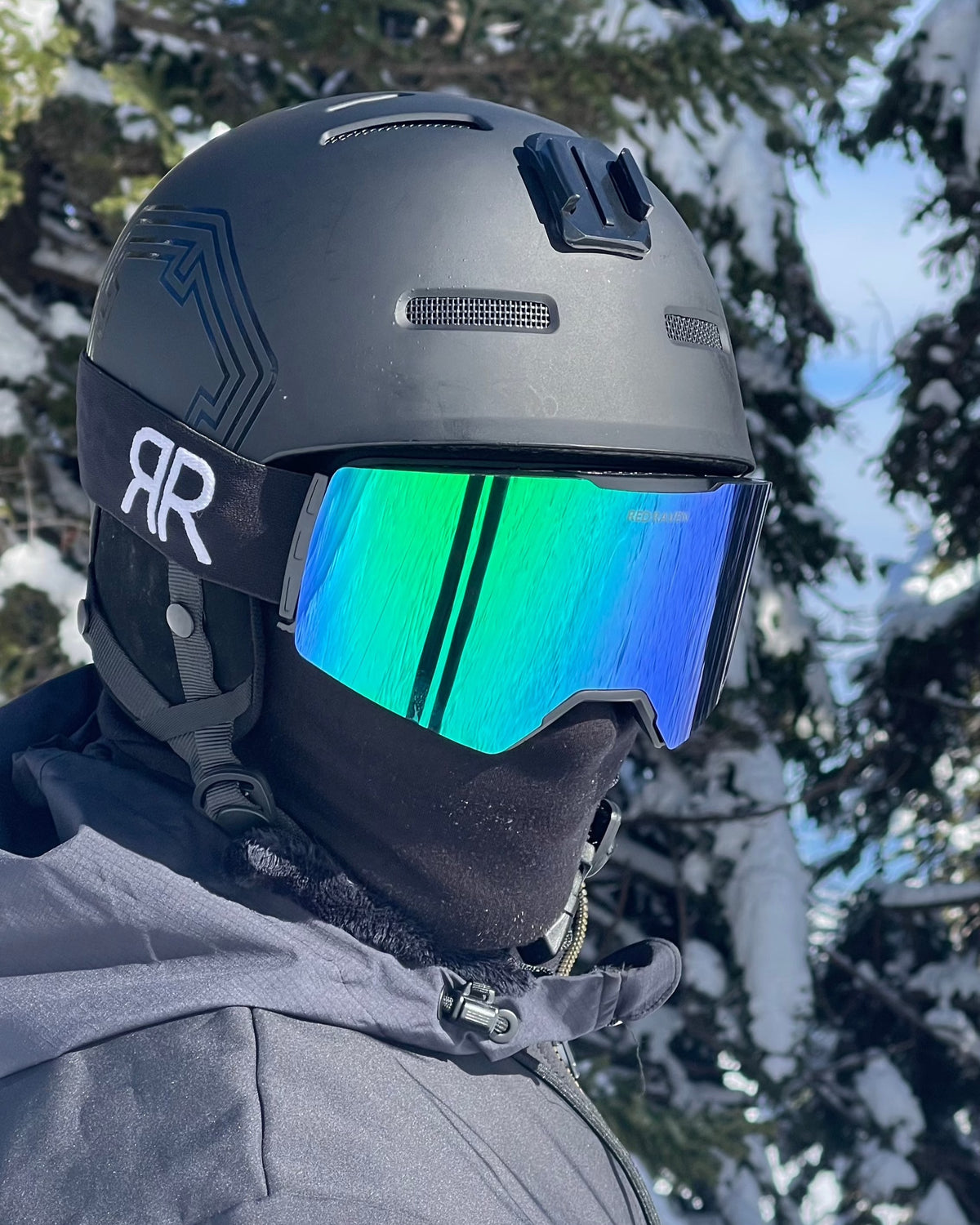 SNOW MASK #B BLACK INFERNO
