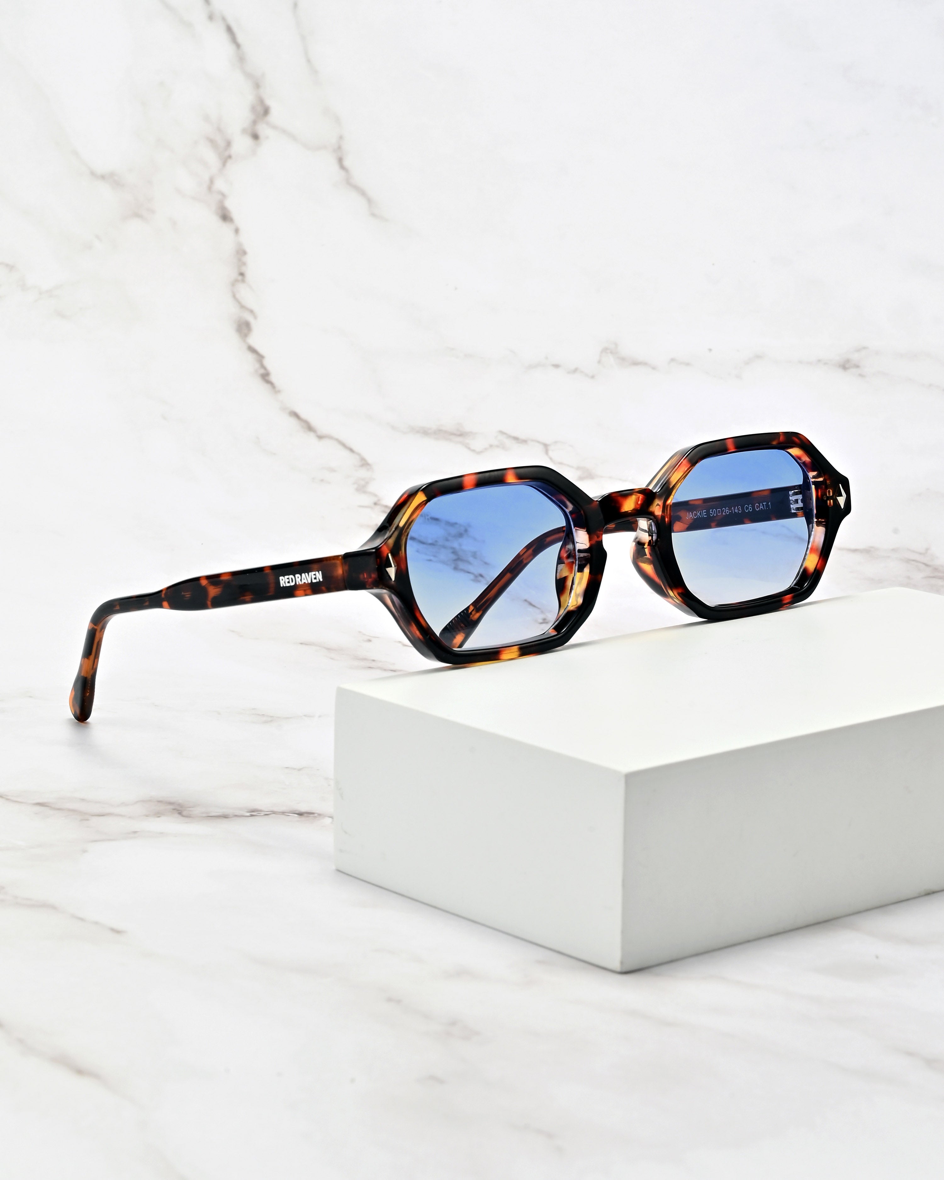 JACKIE TORTOISE BLUE