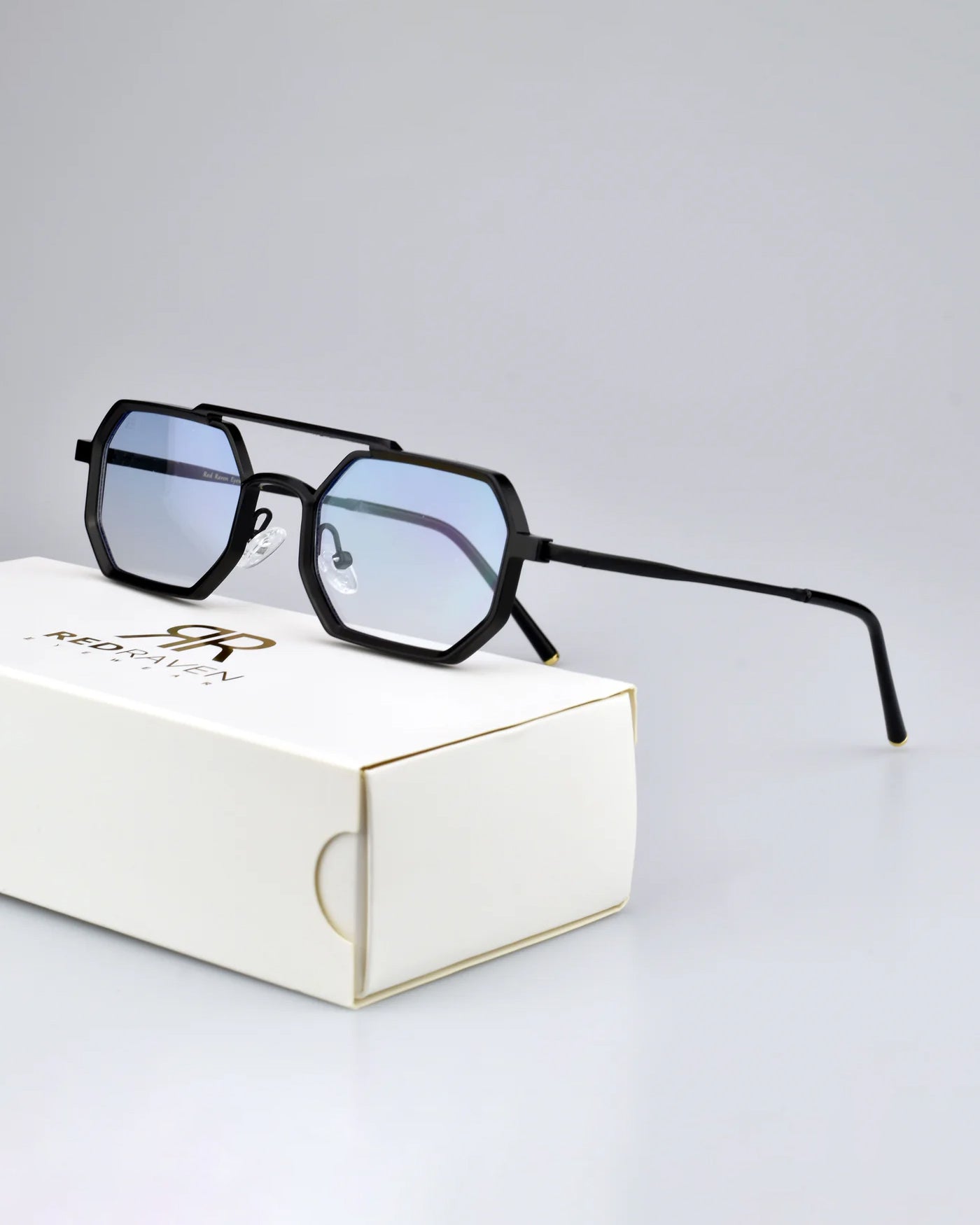 Men's Sunglasses Red Raven Black