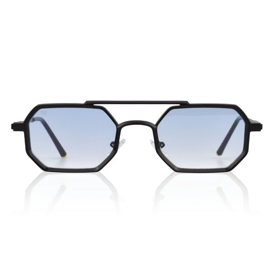 JAMES METALLIC BLACK-BLUE 