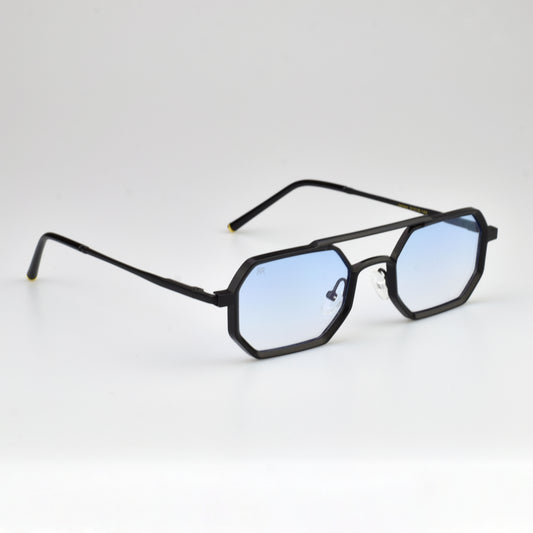 JAMES METALLIC BLACK-BLUE 