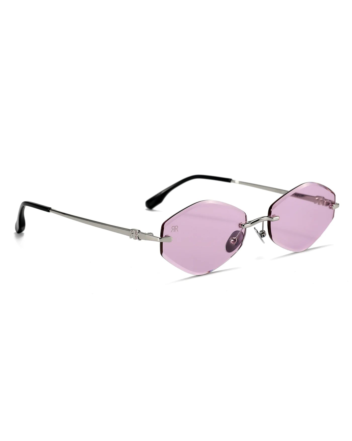 Men's Sunglasses Red Raven Silver