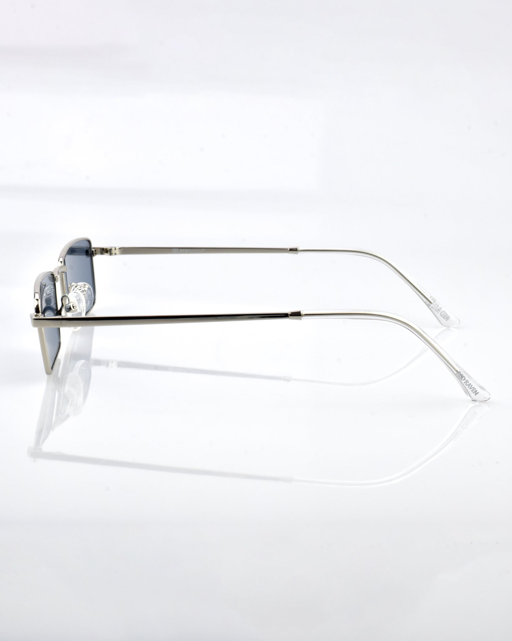 Men's Sunglasses Red Raven Silver