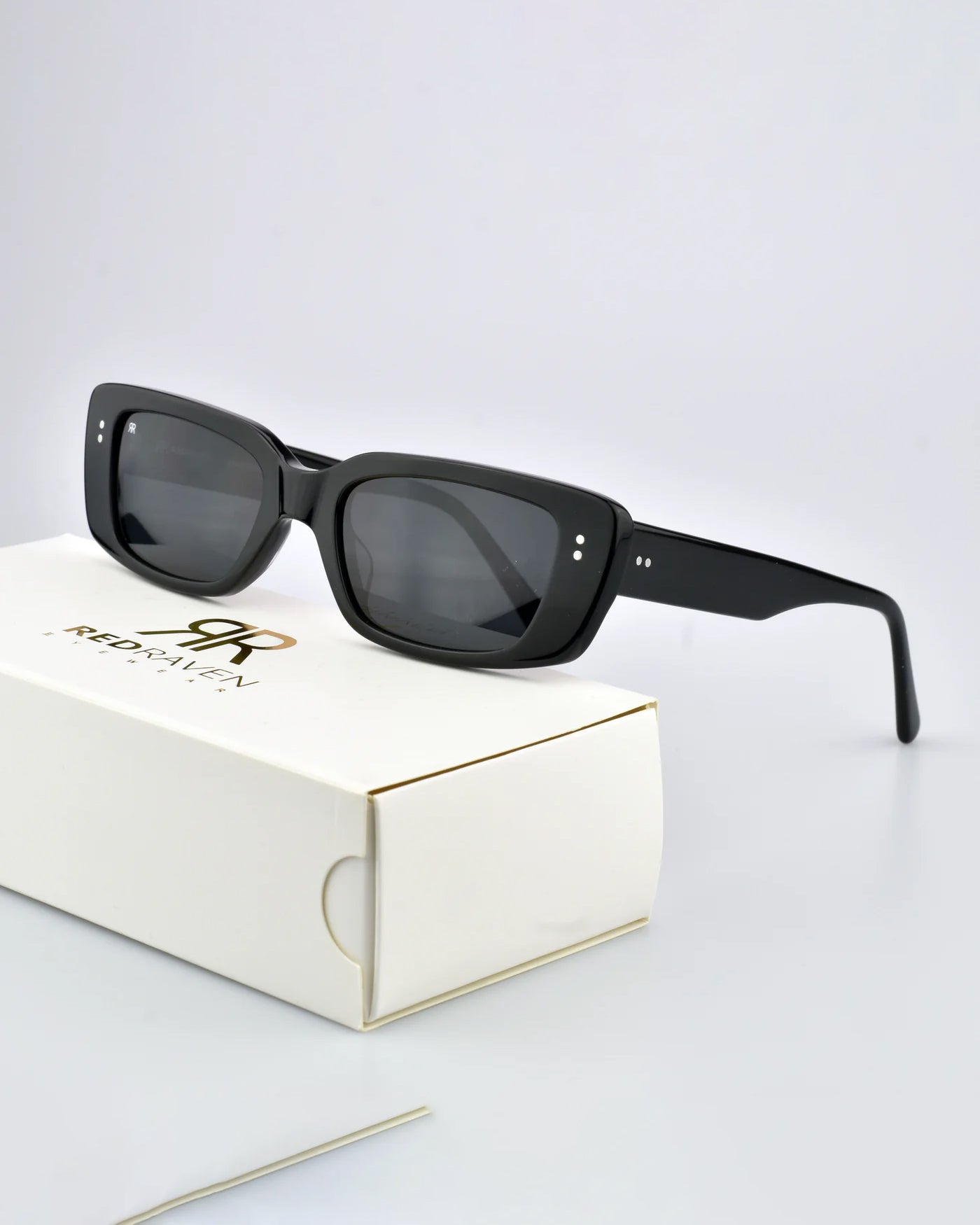 Men's Sunglasses Red Raven Black