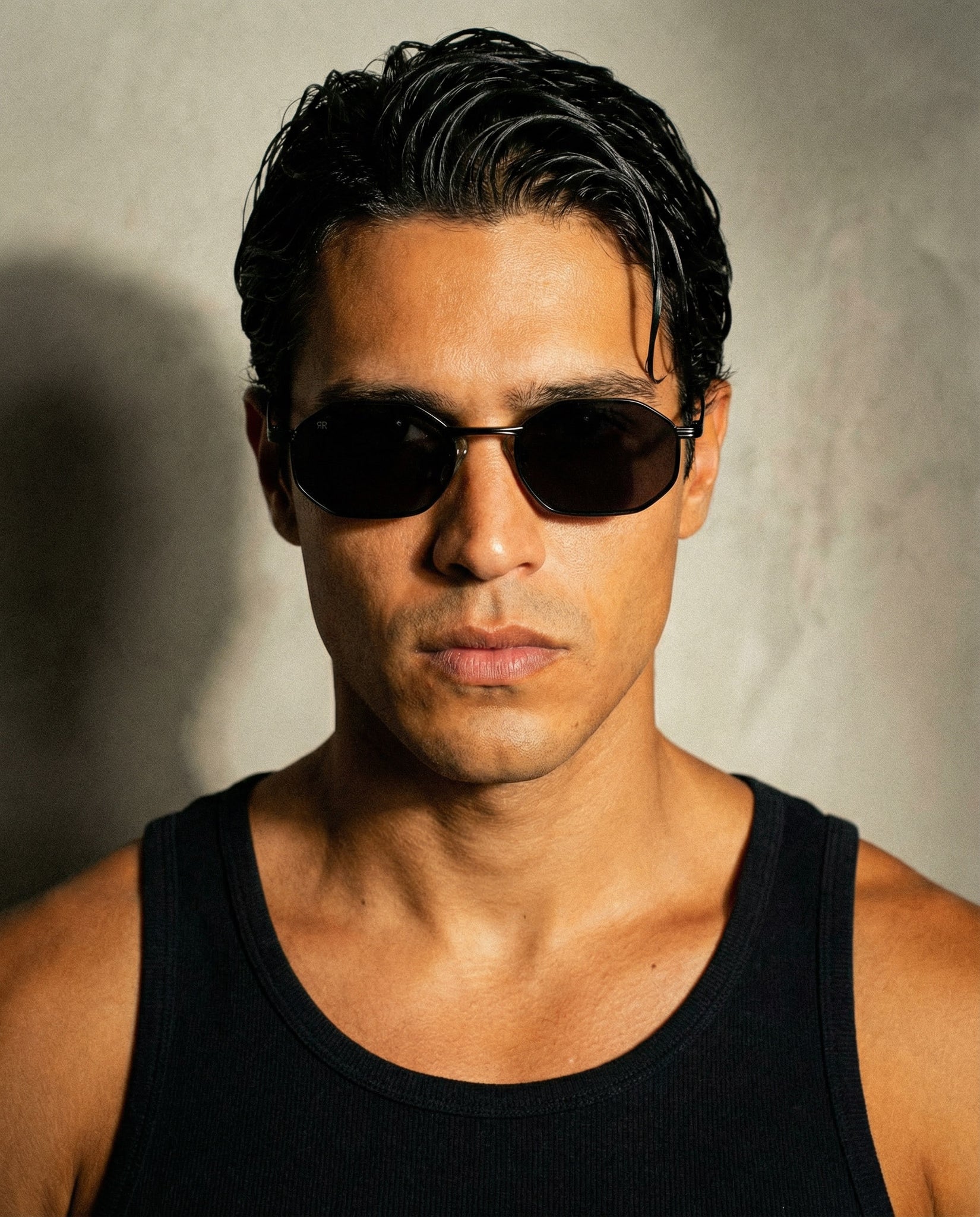 Men's Sunglasses Red Raven Black