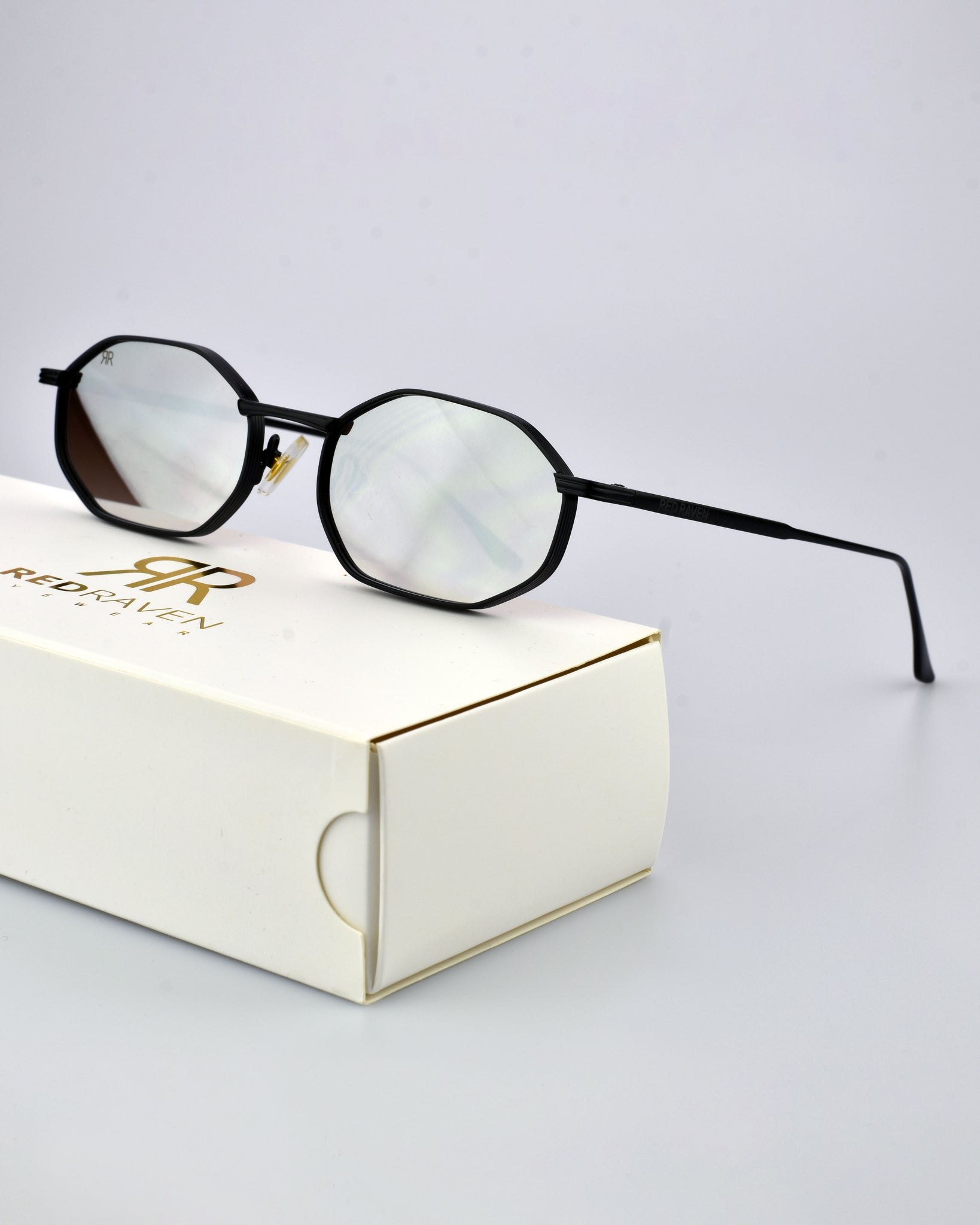 Men's Sunglasses Red Raven Black