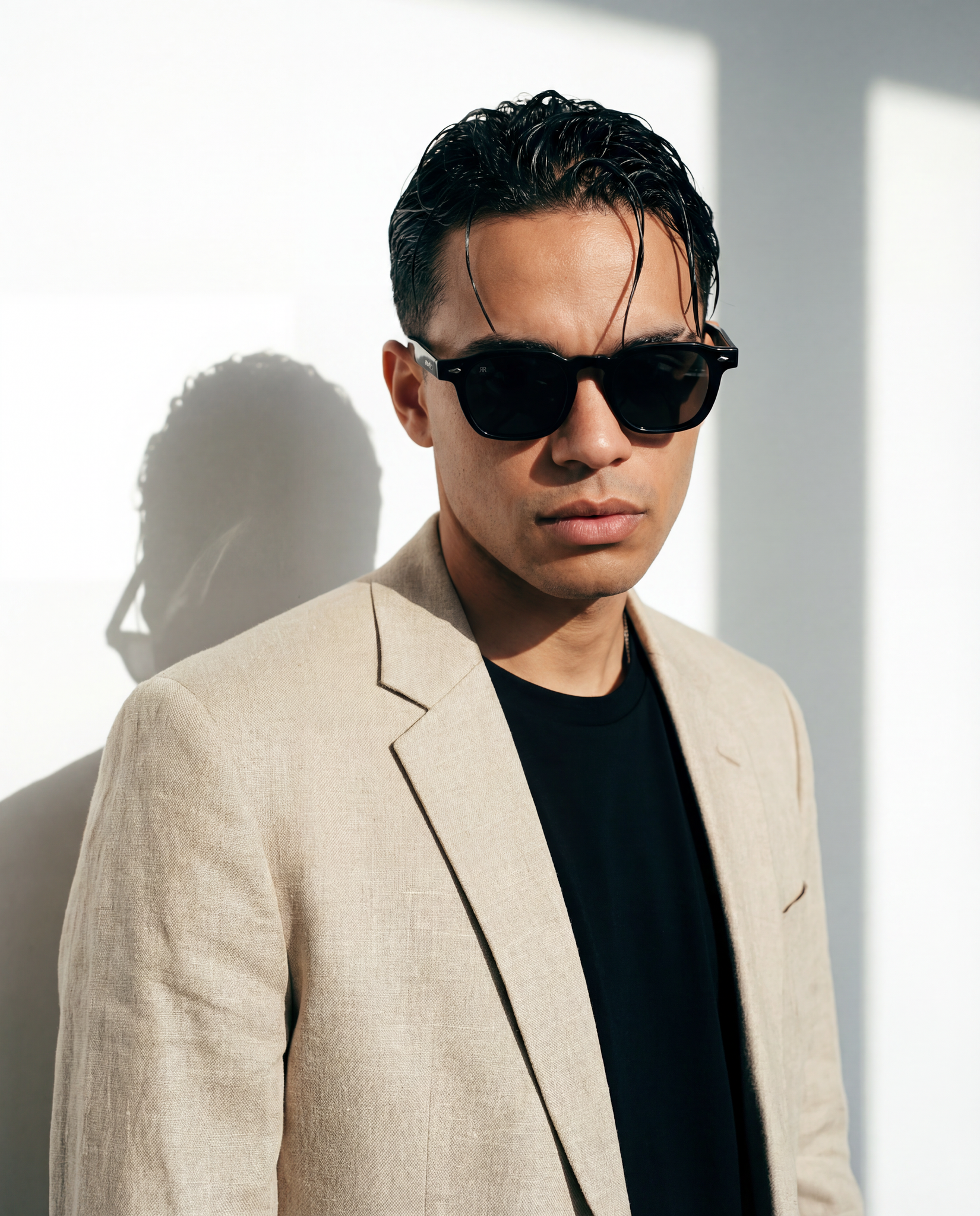 Men's Sunglasses Red Raven Black