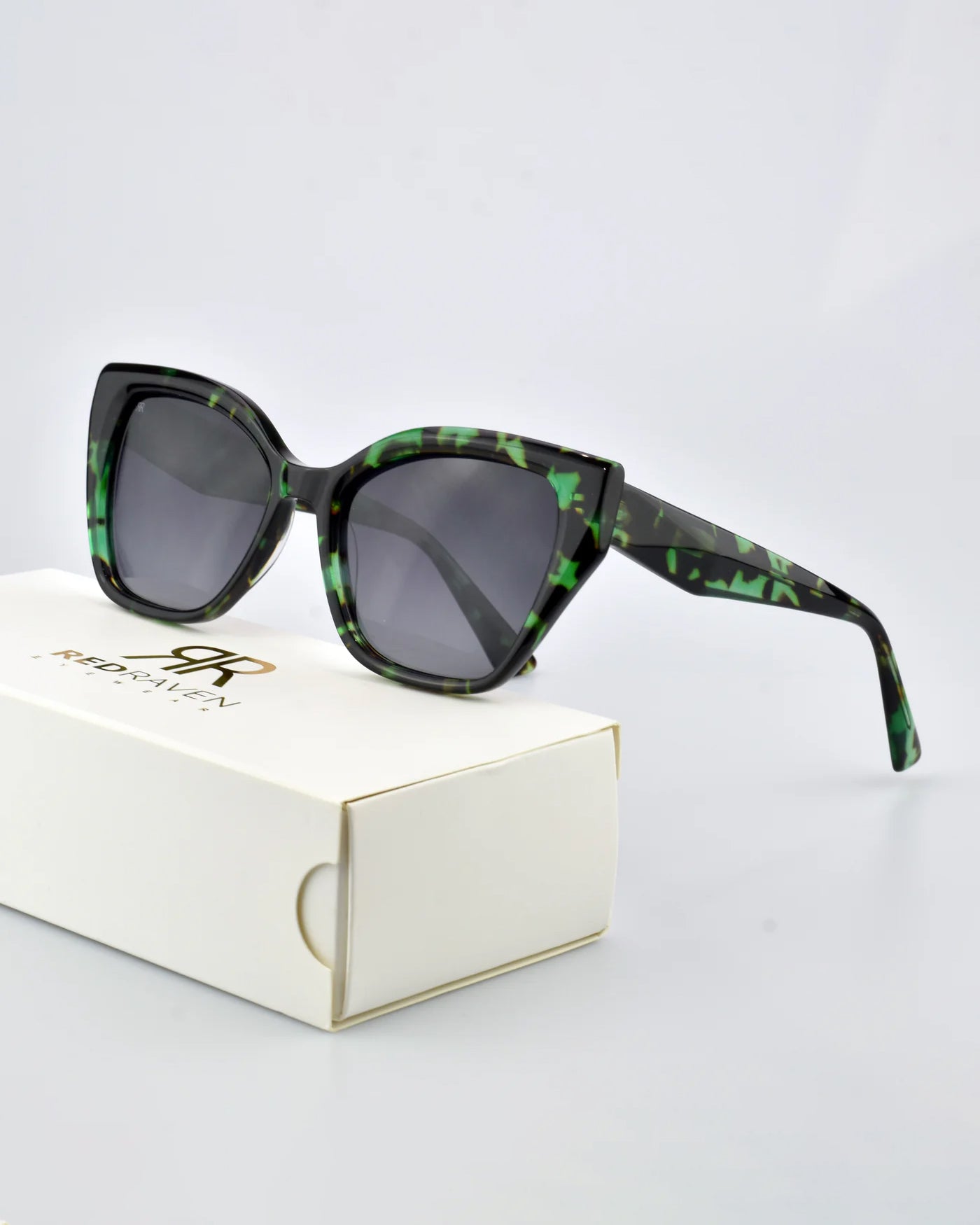 Men's Sunglasses Red Raven Black