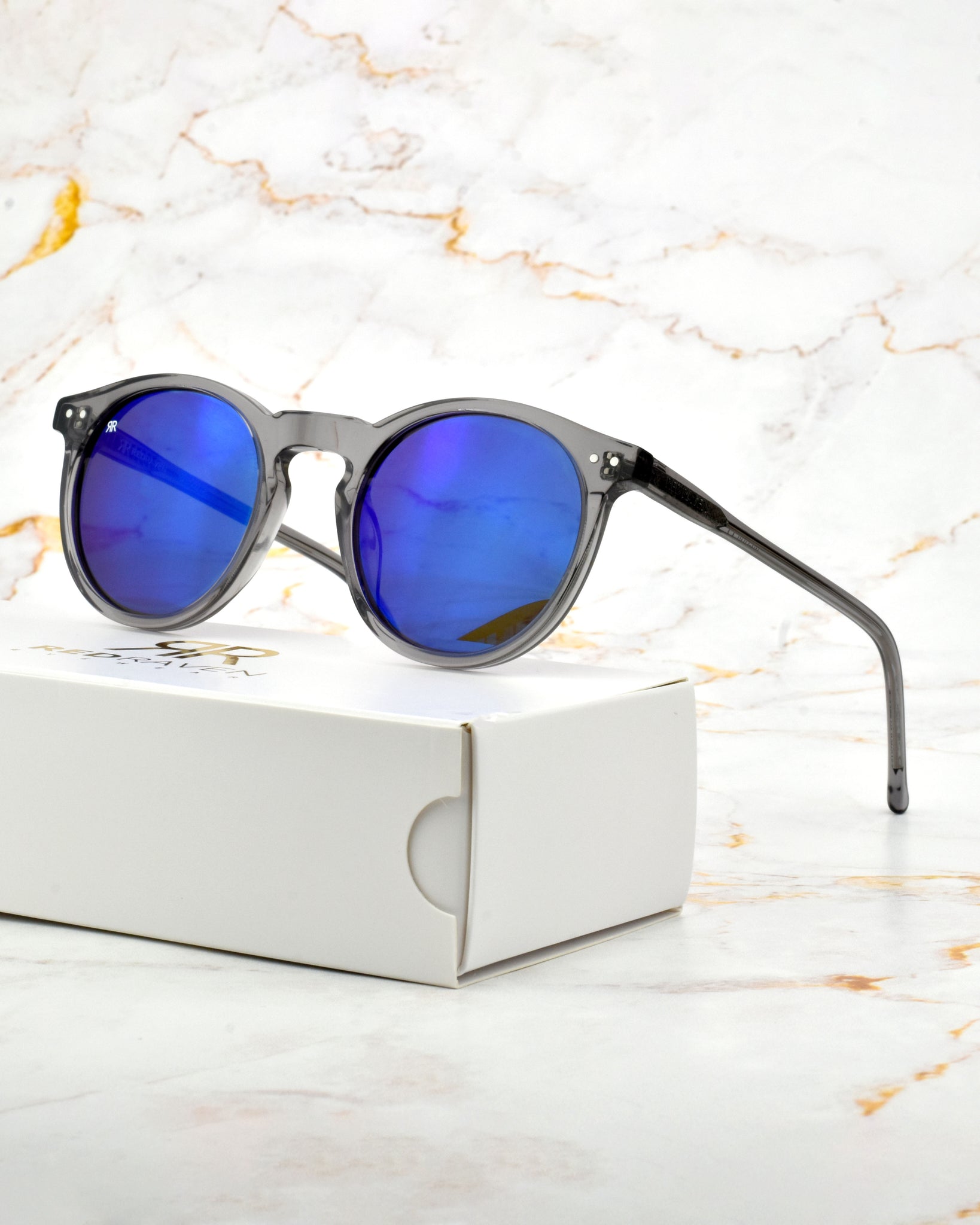 Men's Sunglasses Red Raven Gray