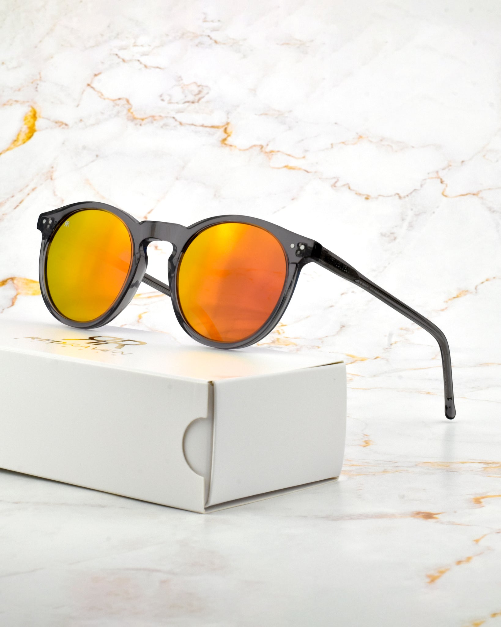 Men's Sunglasses Red Raven Gray