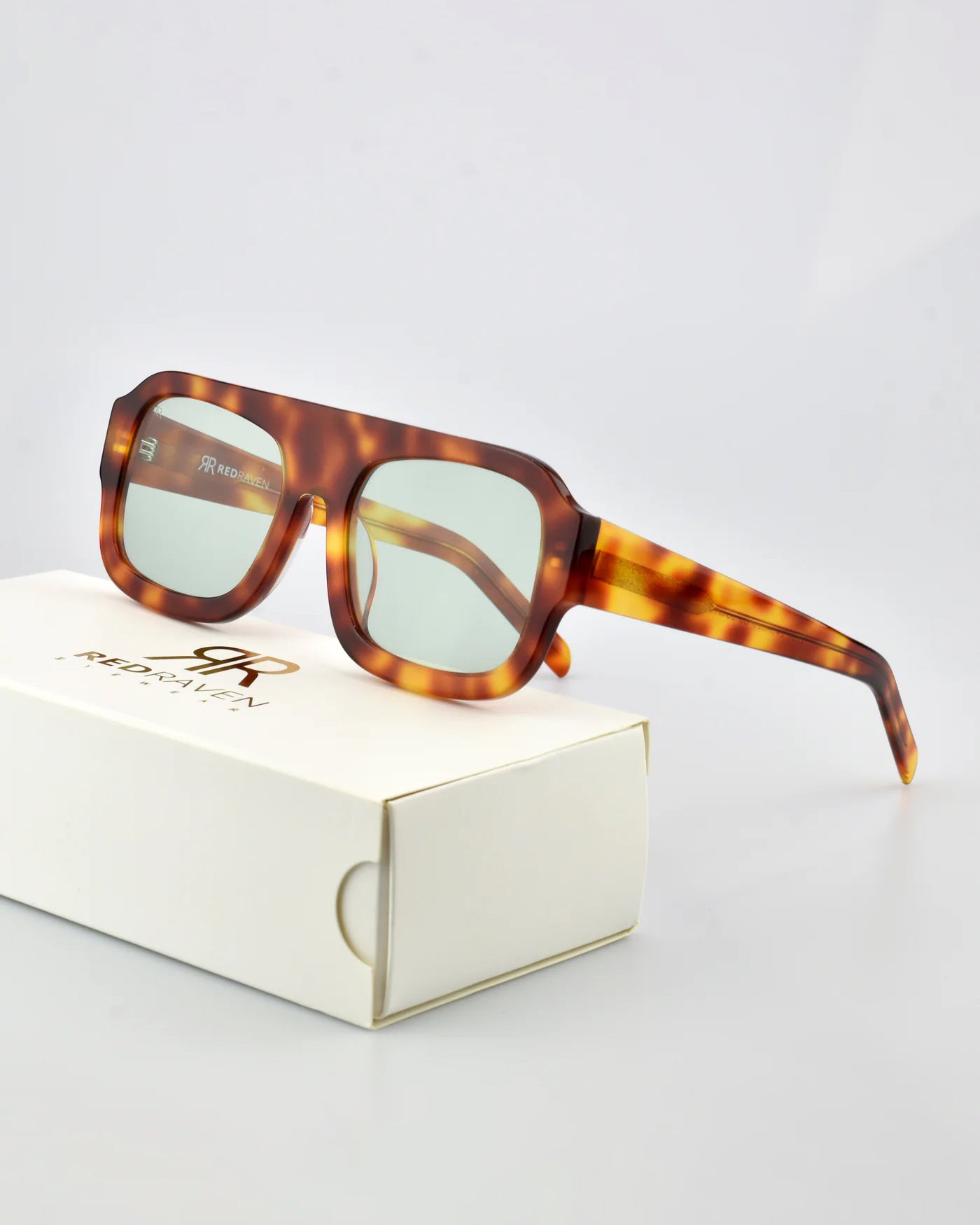 Men's Sunglasses Red Raven Brown