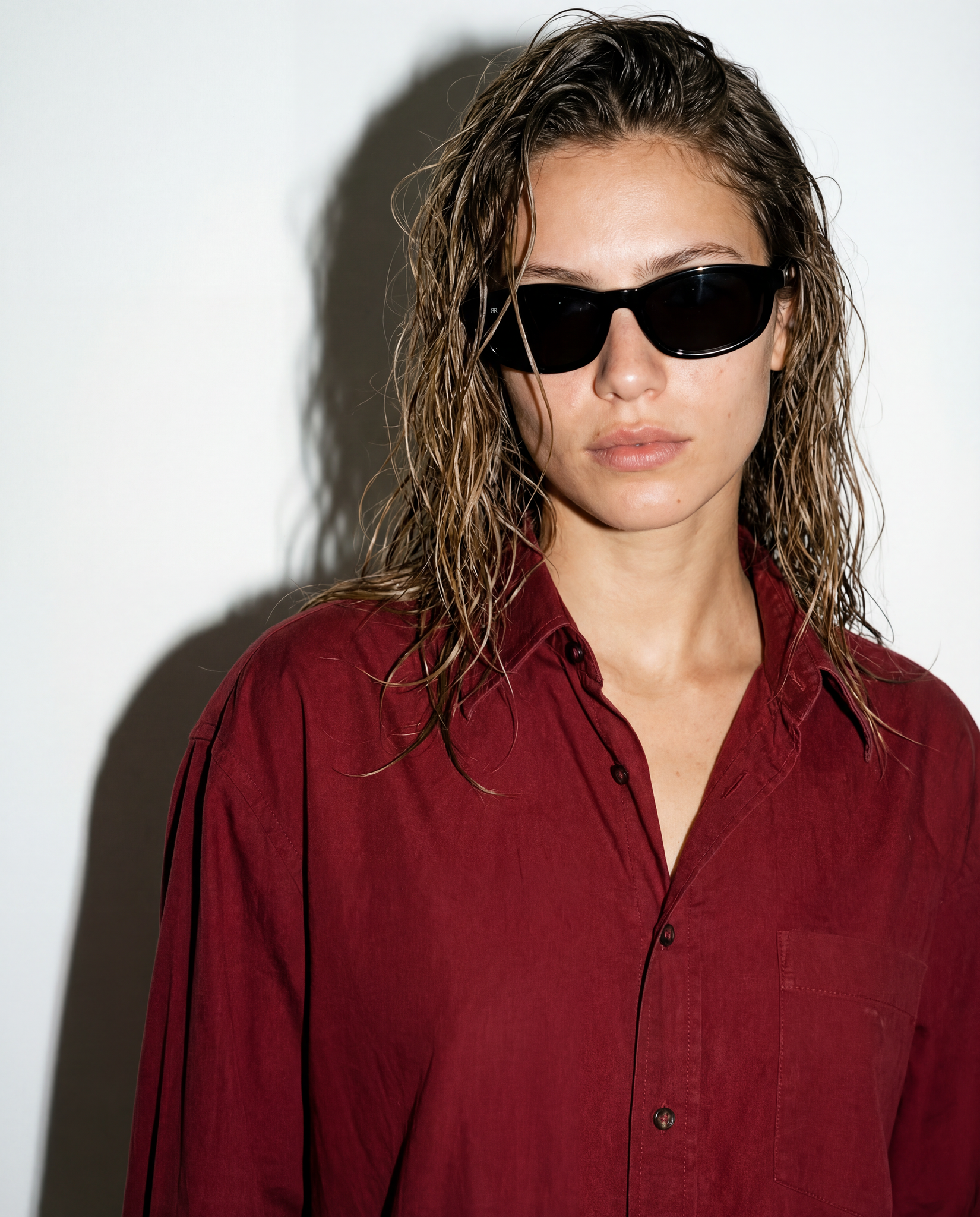 Men's Sunglasses Red Raven Black