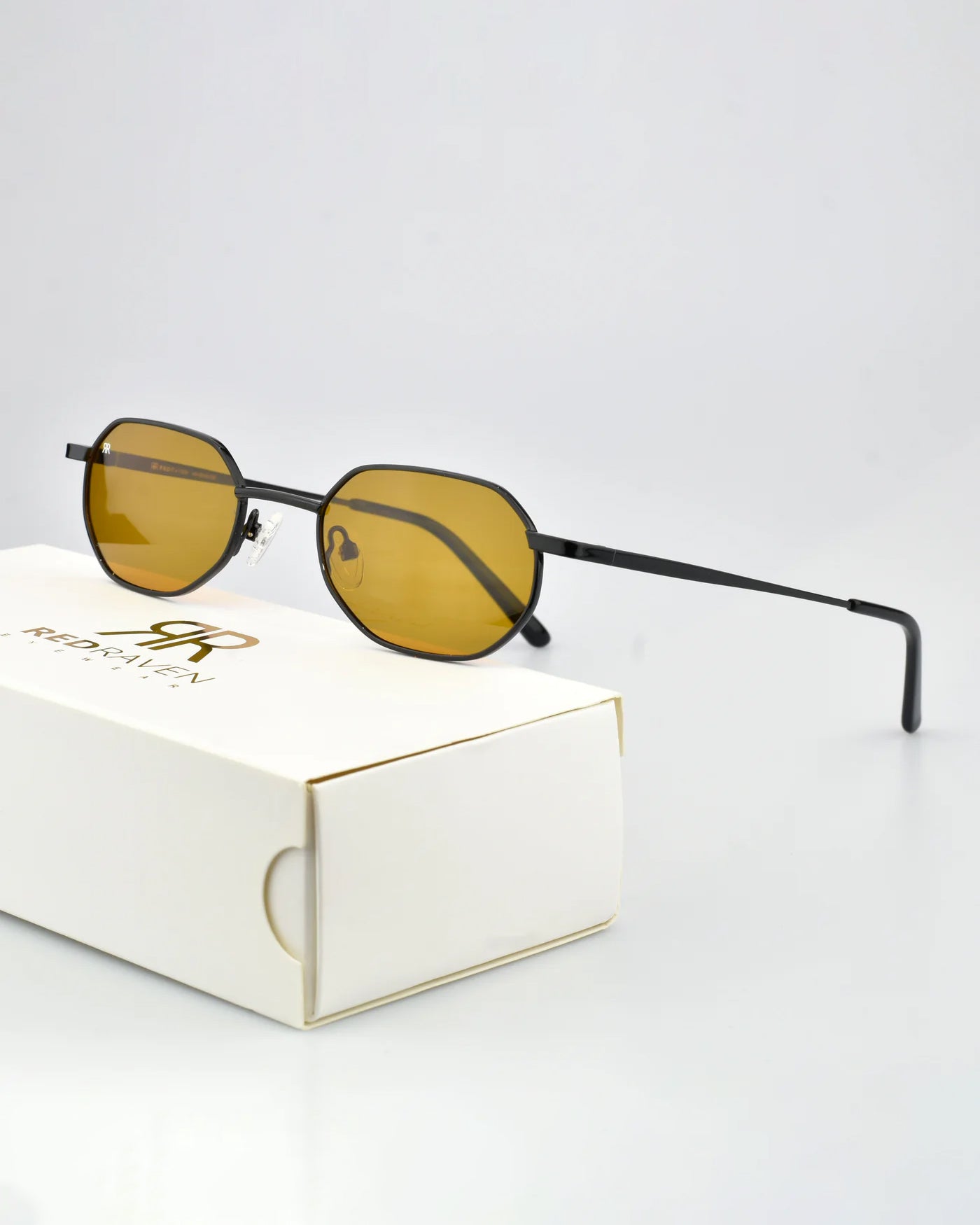 Men's Sunglasses Red Raven Black