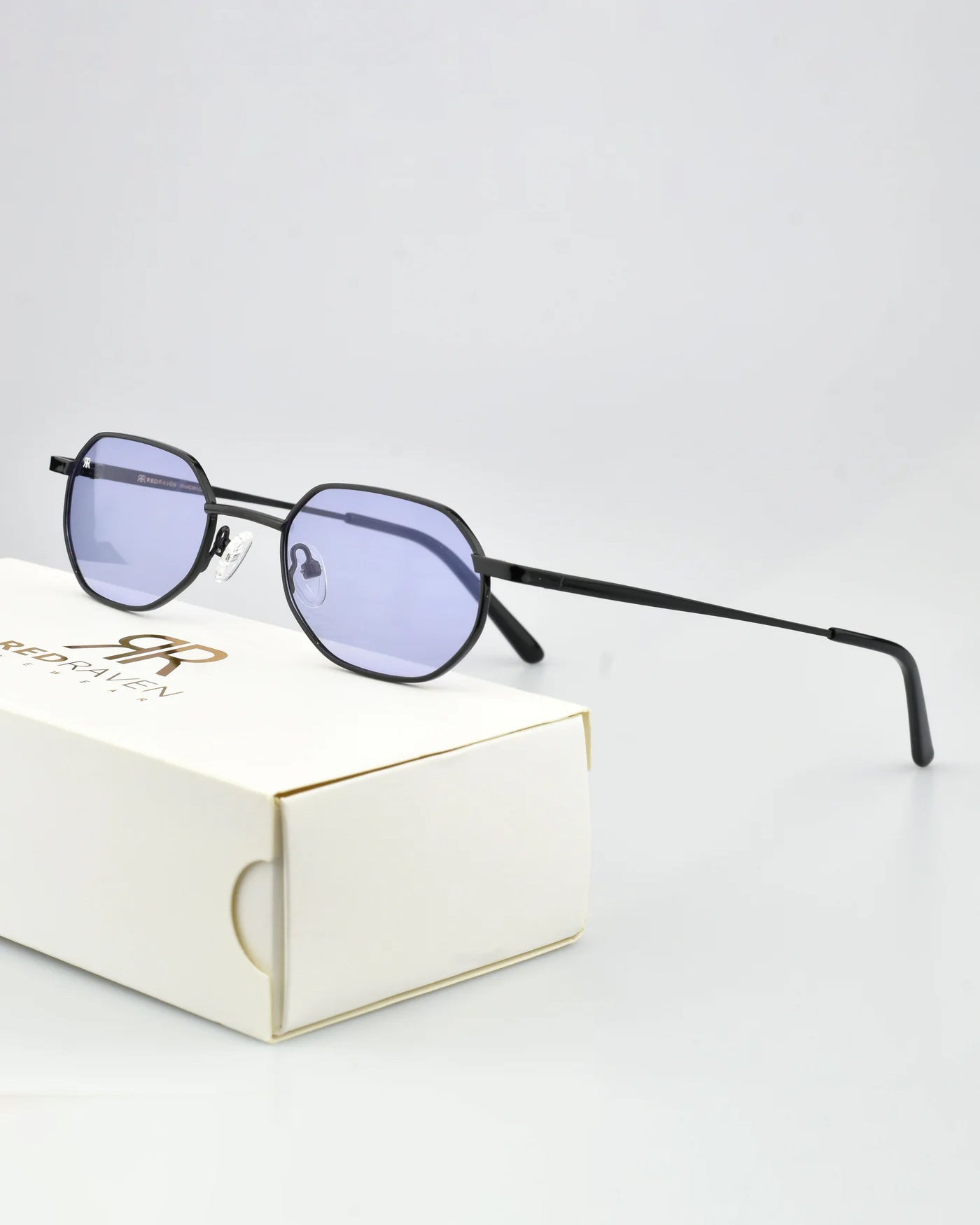 Men's Sunglasses Red Raven Black