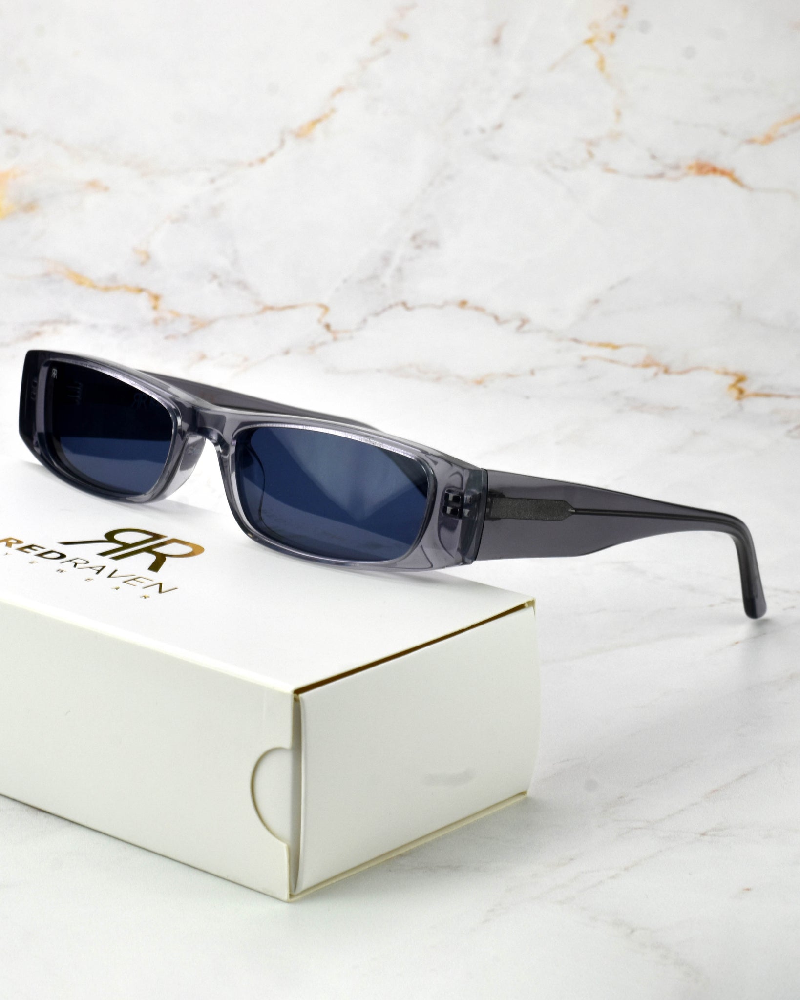 Men's Sunglasses Red Raven Gray