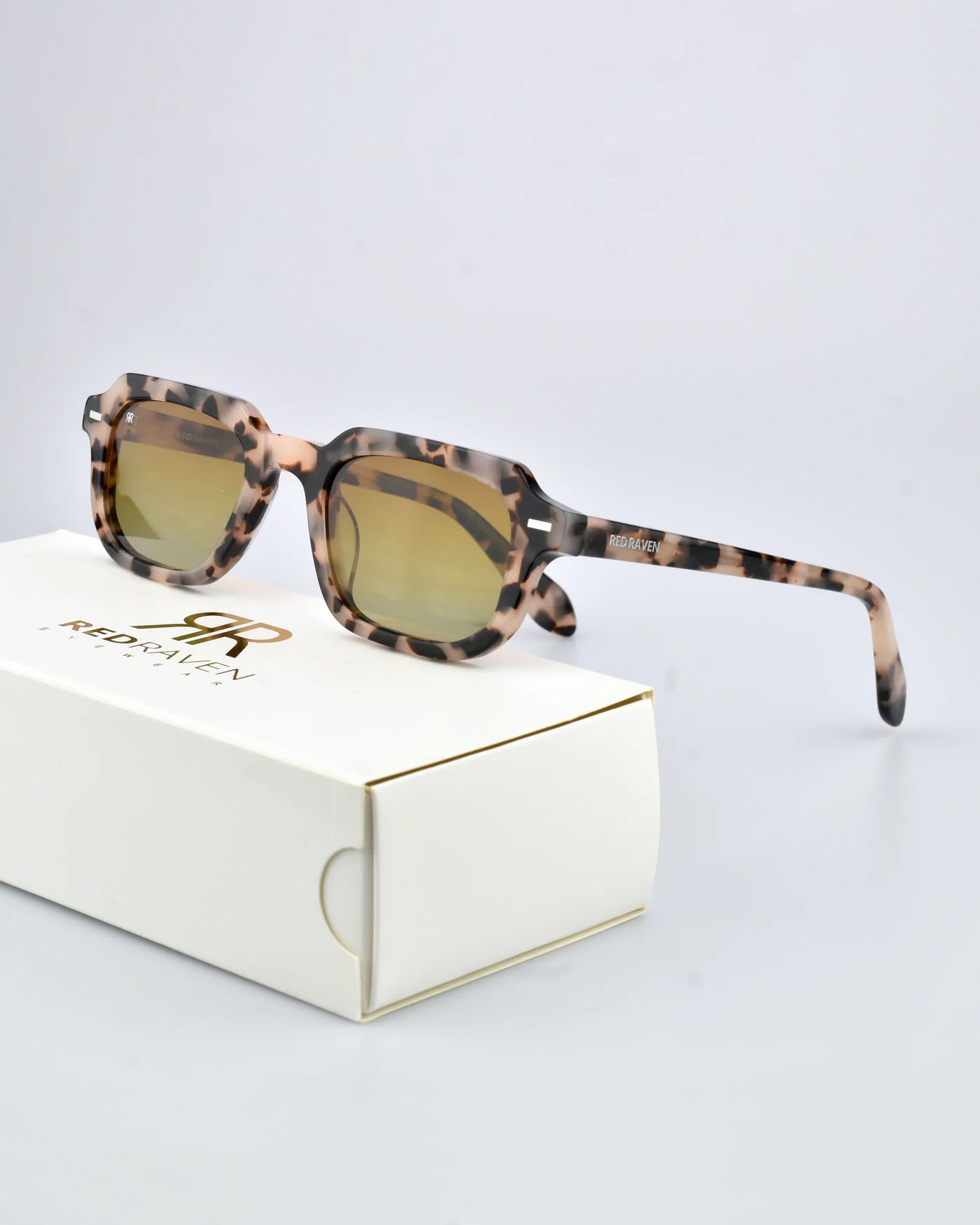 Men's Sunglasses Red Raven Brown