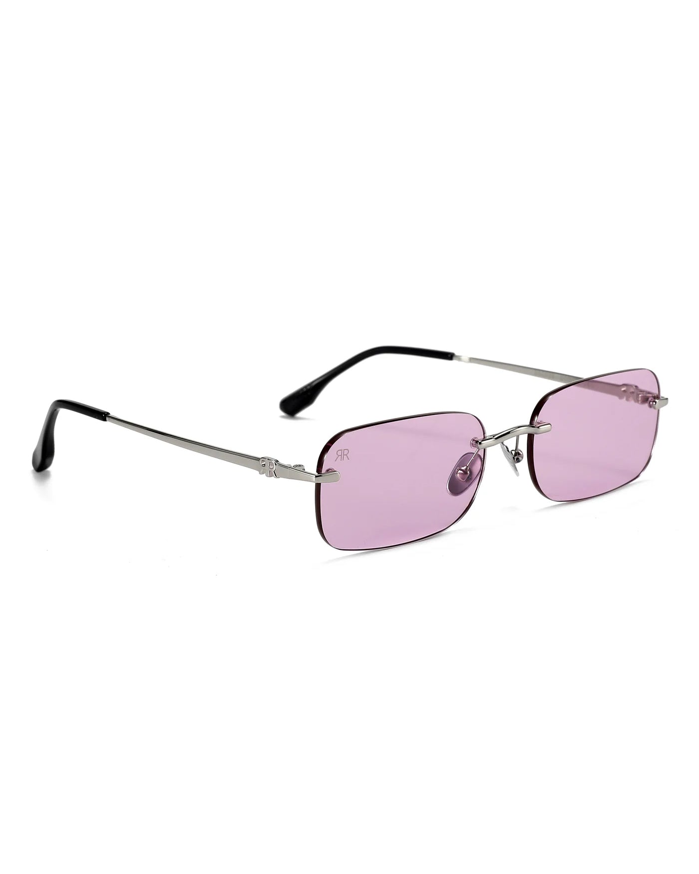 Men's Sunglasses Red Raven Silver
