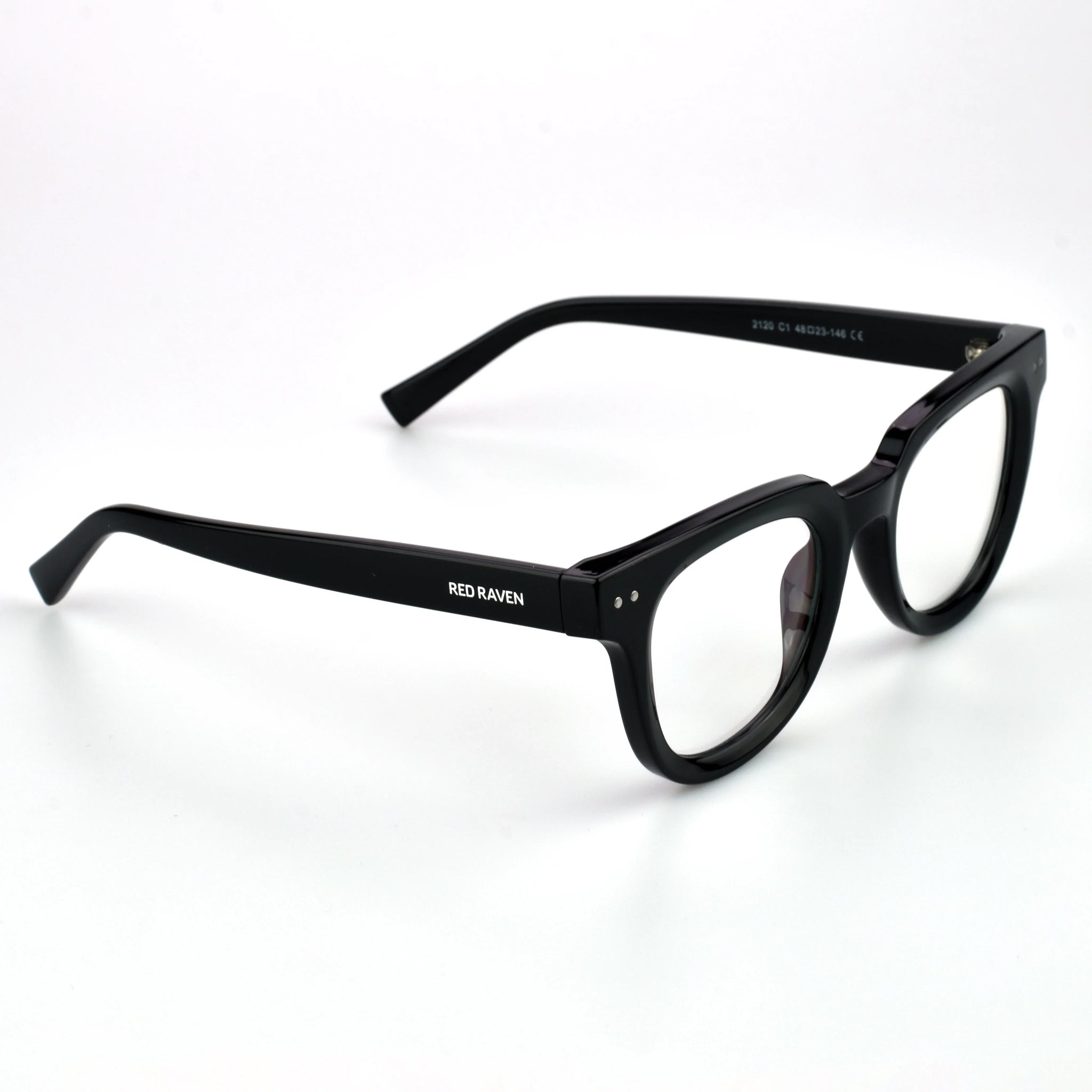 Men's Eyeglasses Red Raven