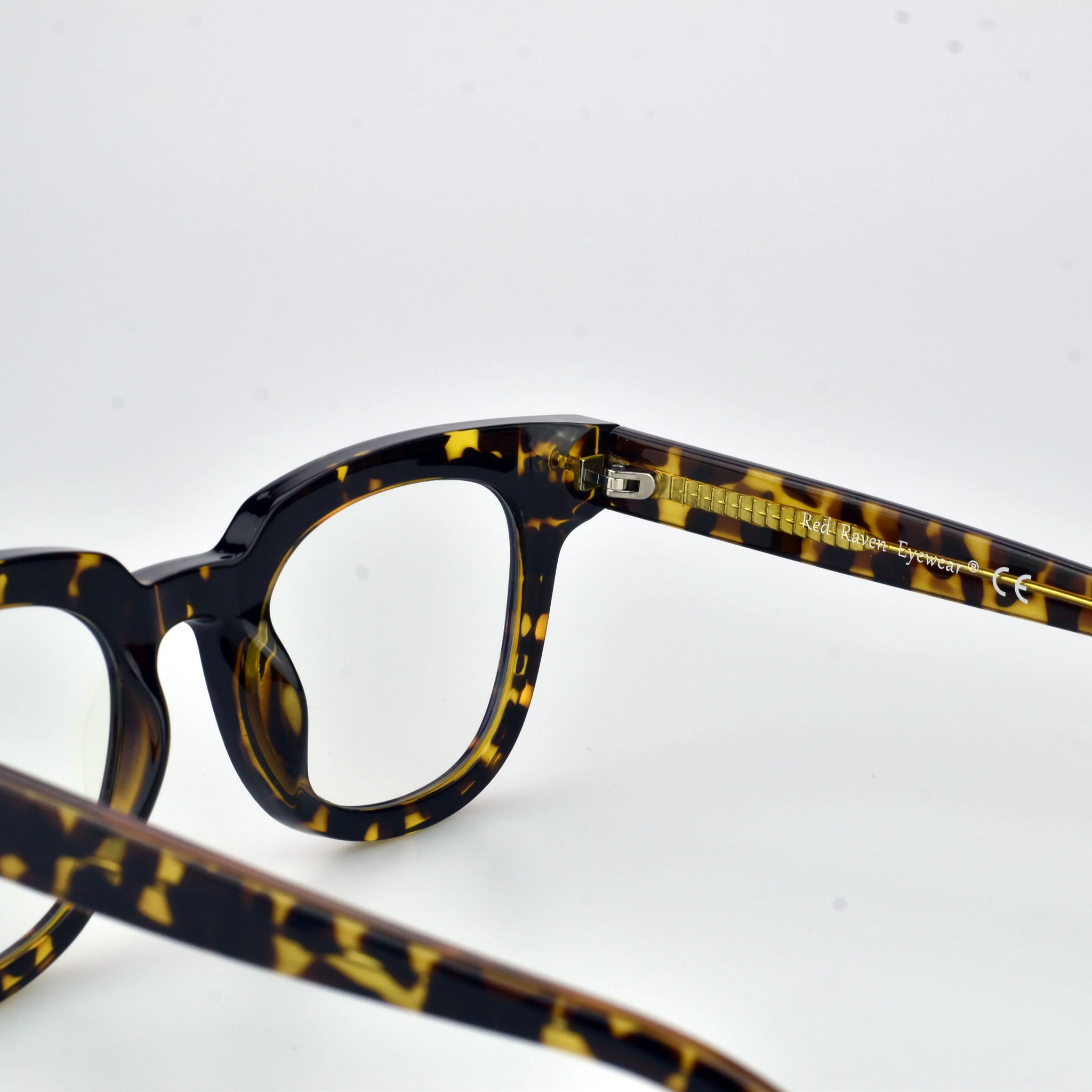 Men's Eyeglasses Red Raven