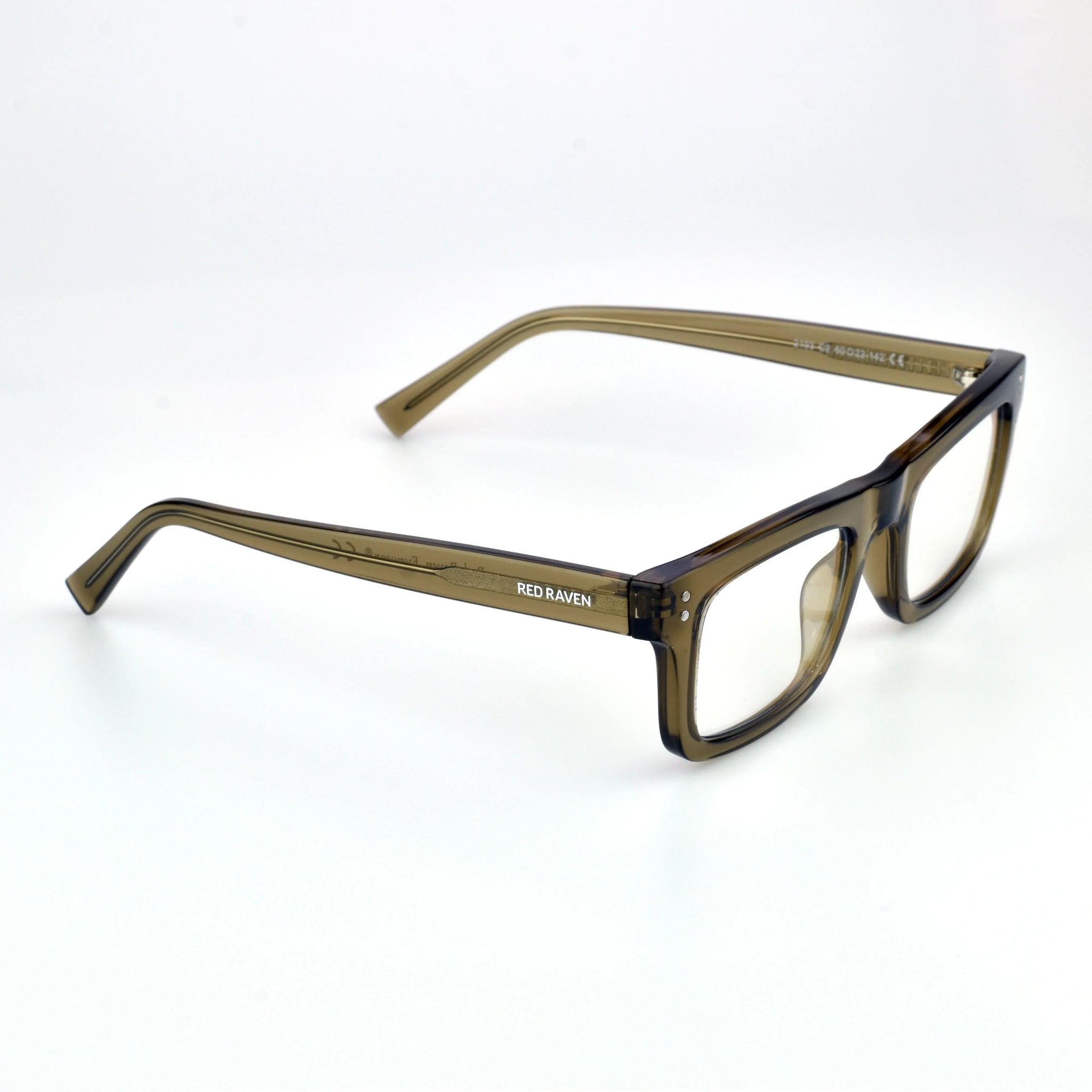 Men's Eyeglasses Red Raven