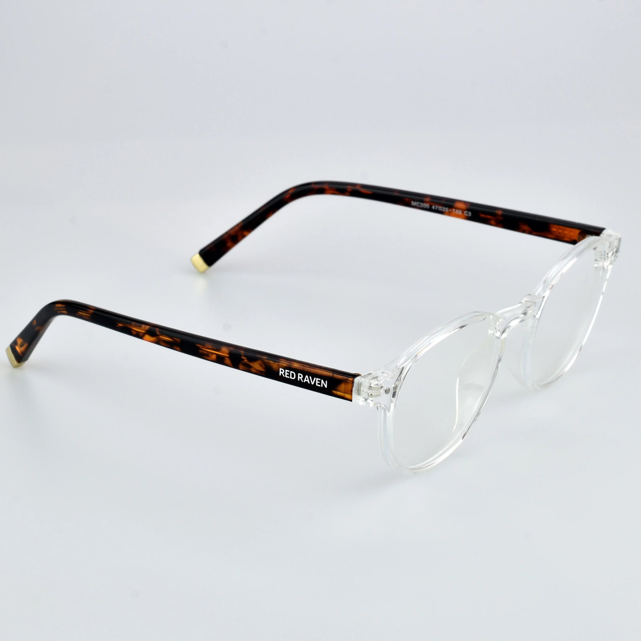 Men's Eyeglasses Red Raven