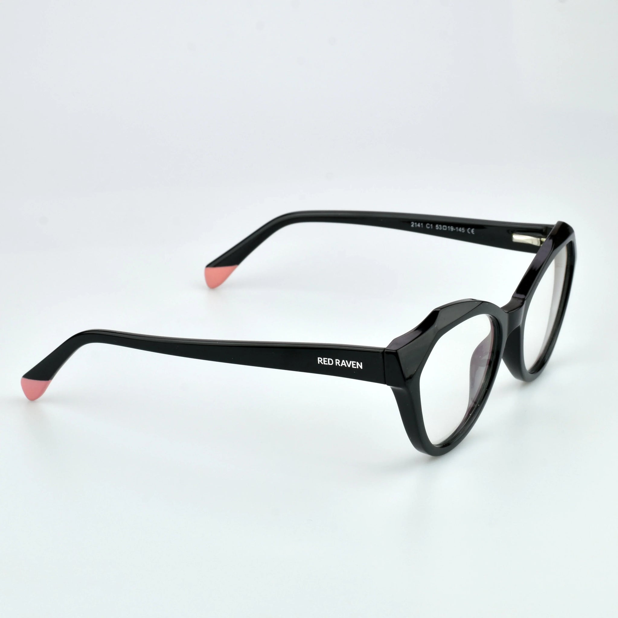 Men's Eyeglasses Red Raven