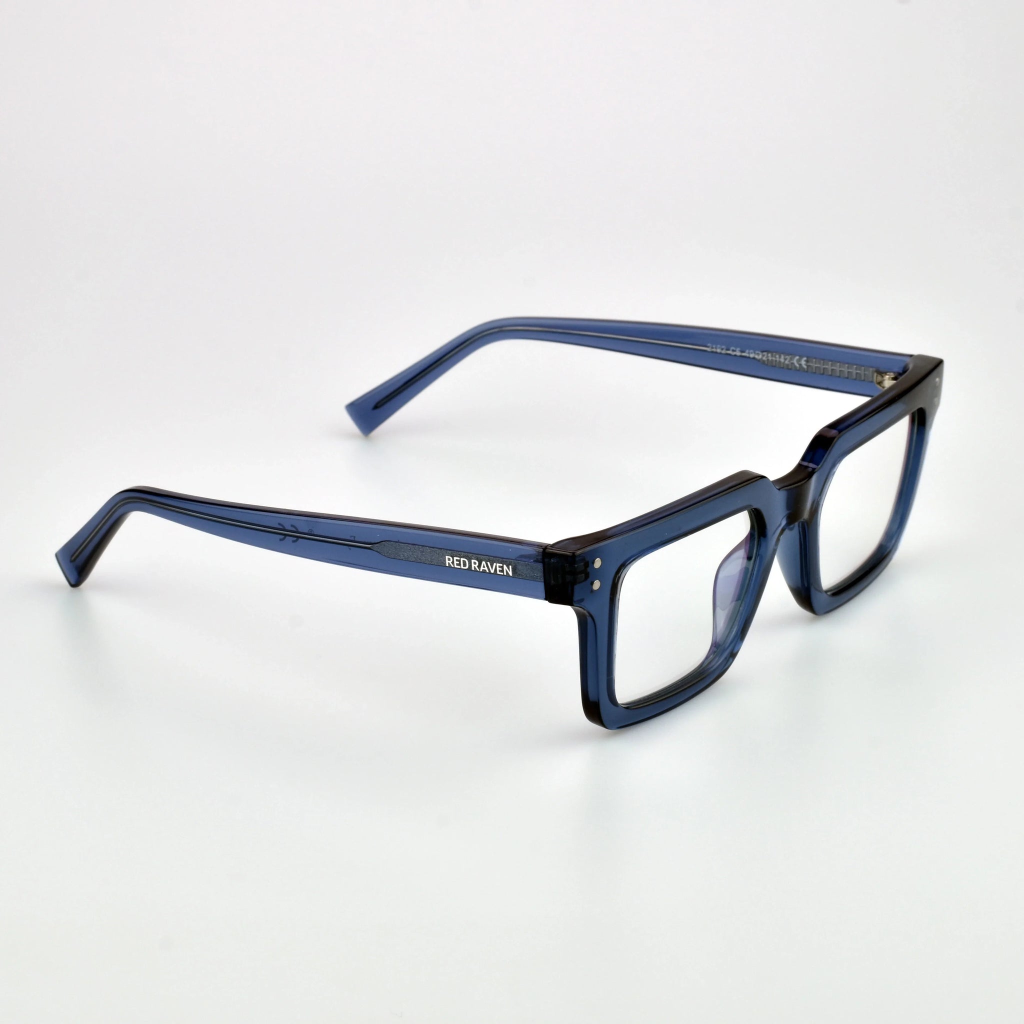 Men's Eyeglasses Red Raven