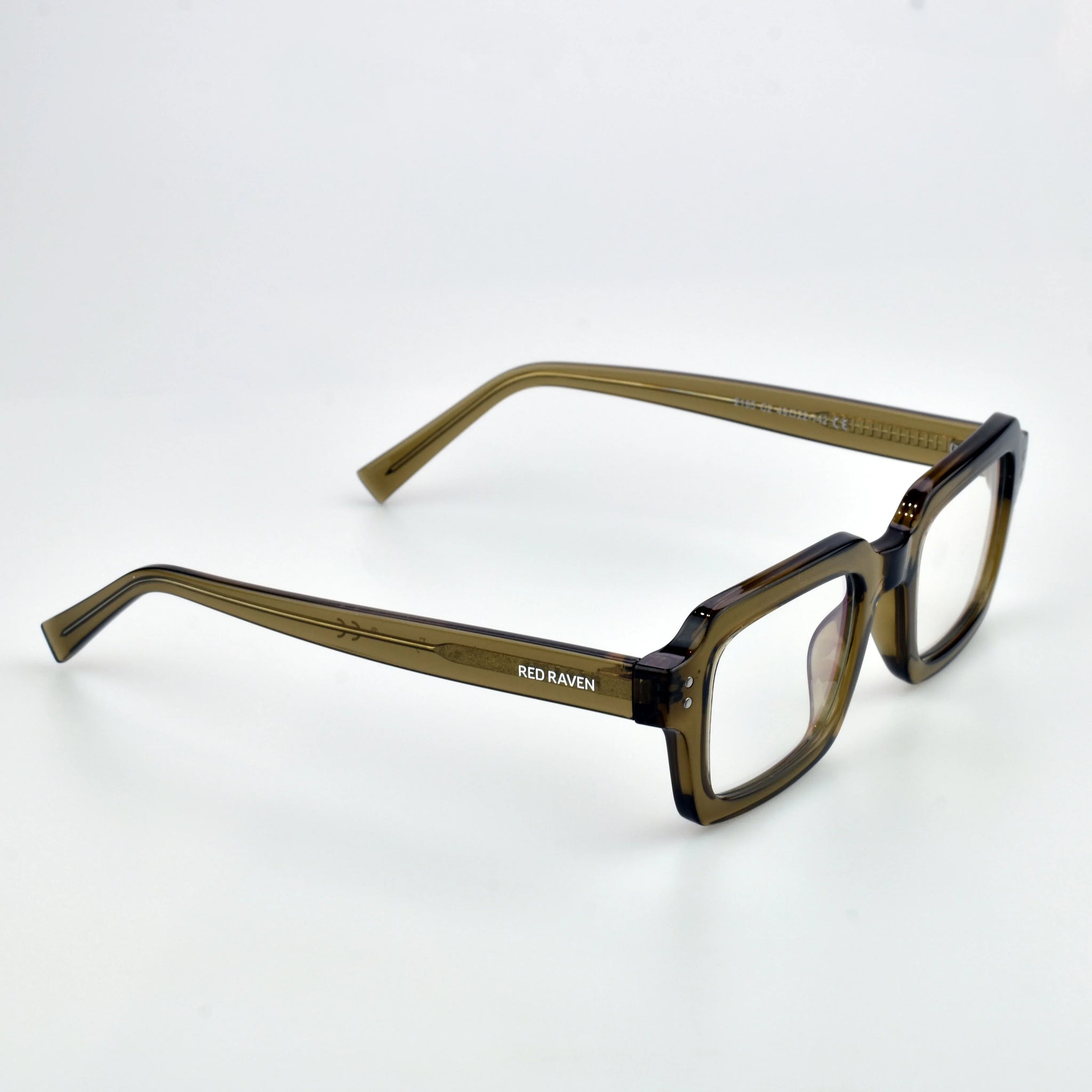 Men's Eyeglasses Red Raven