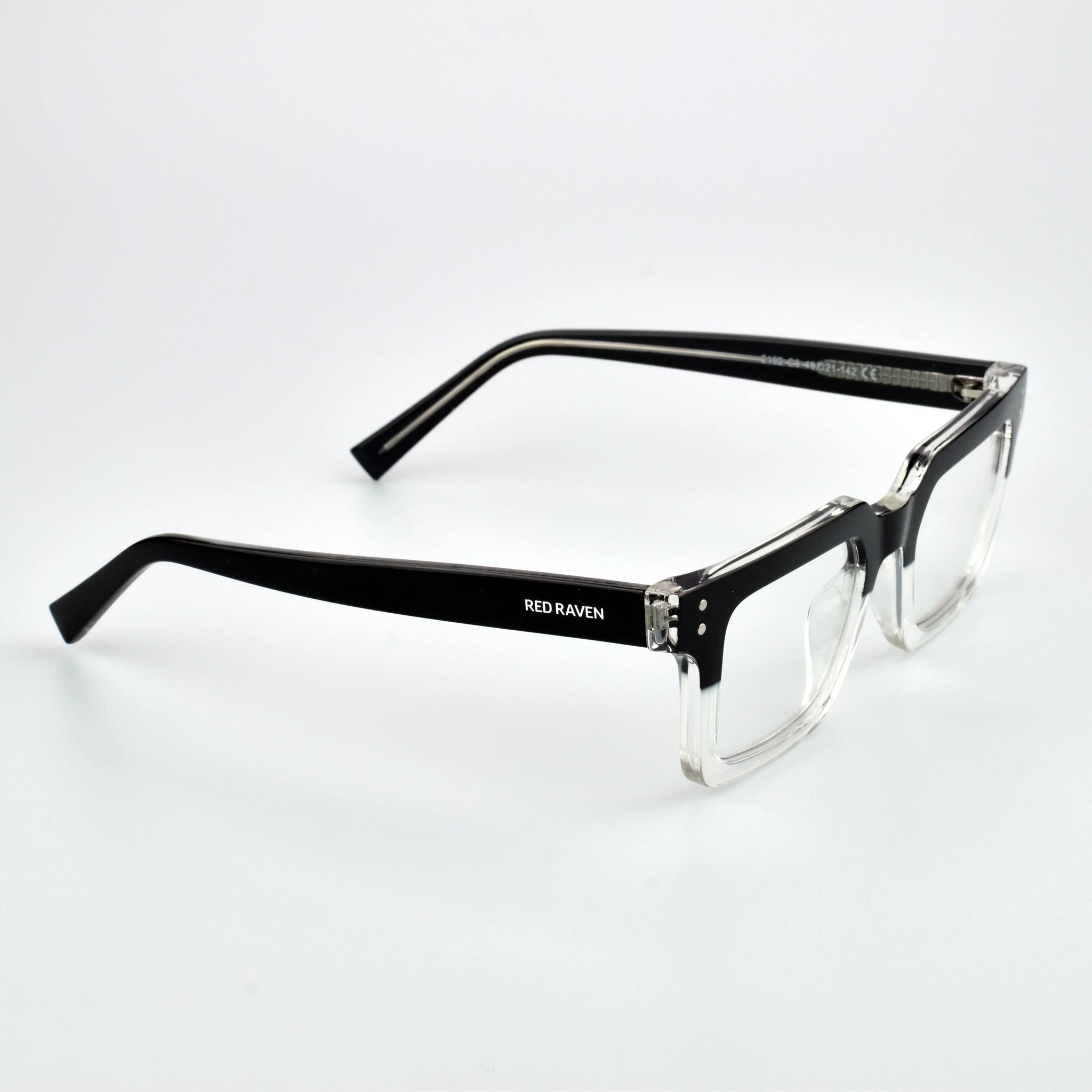 Men's Eyeglasses Red Raven