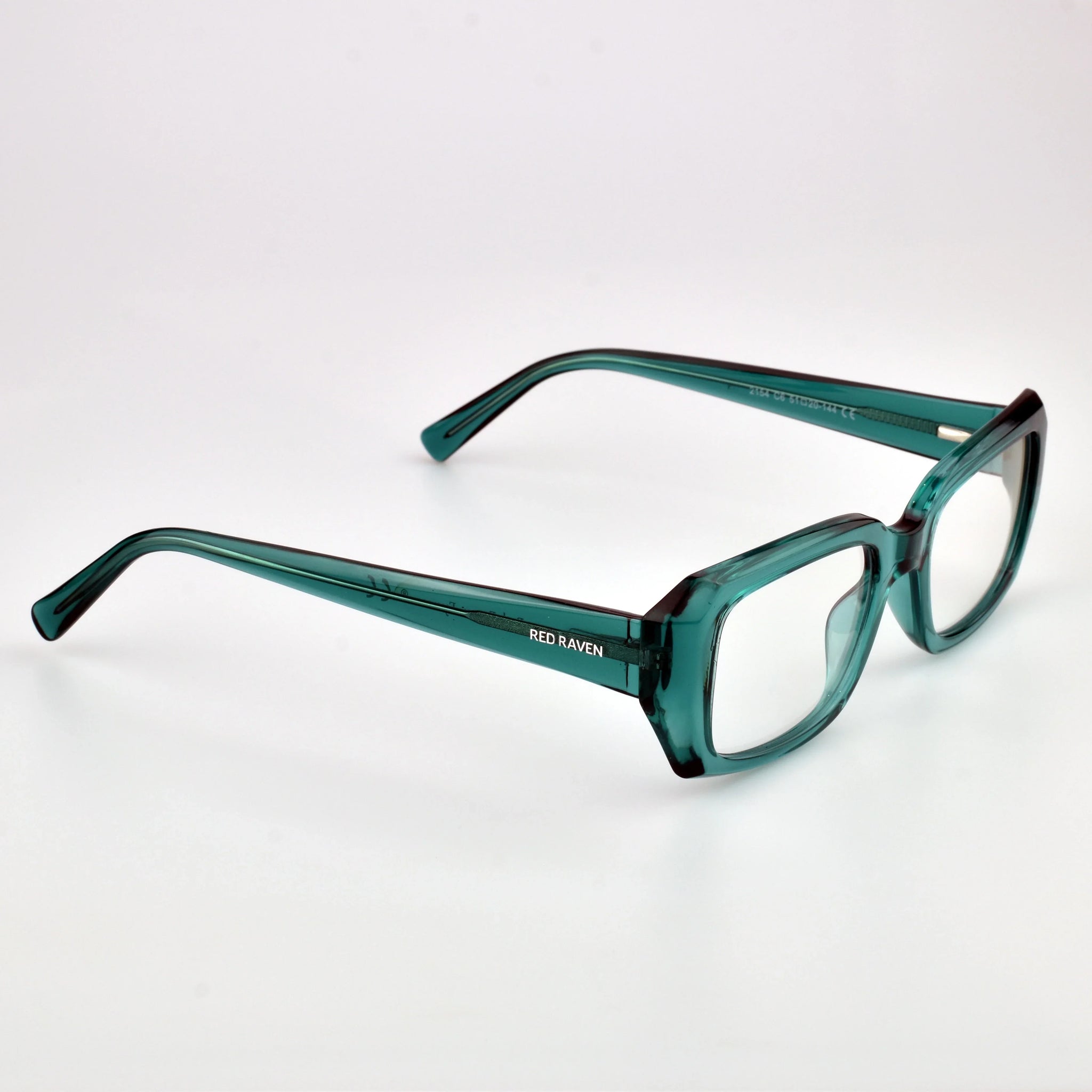 Men's Eyeglasses Red Raven