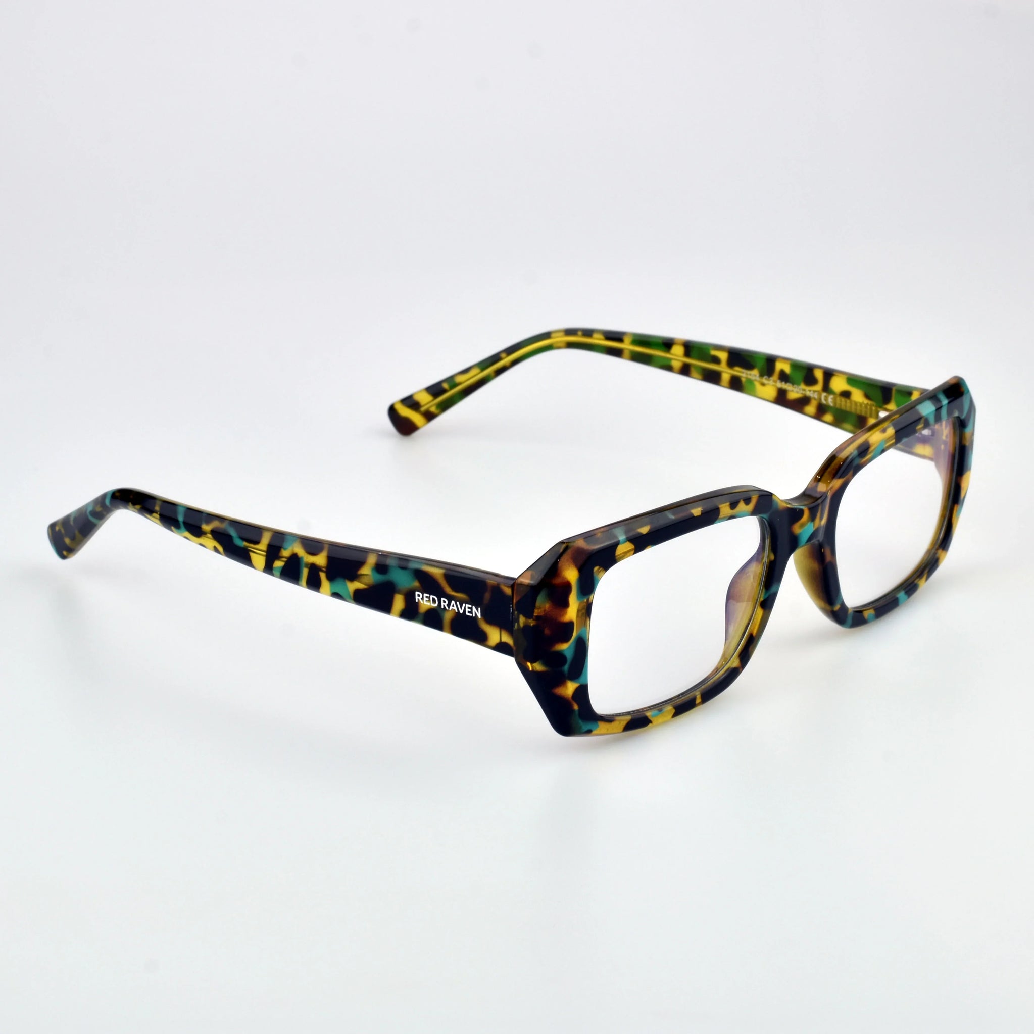 Men's Eyeglasses Red Raven